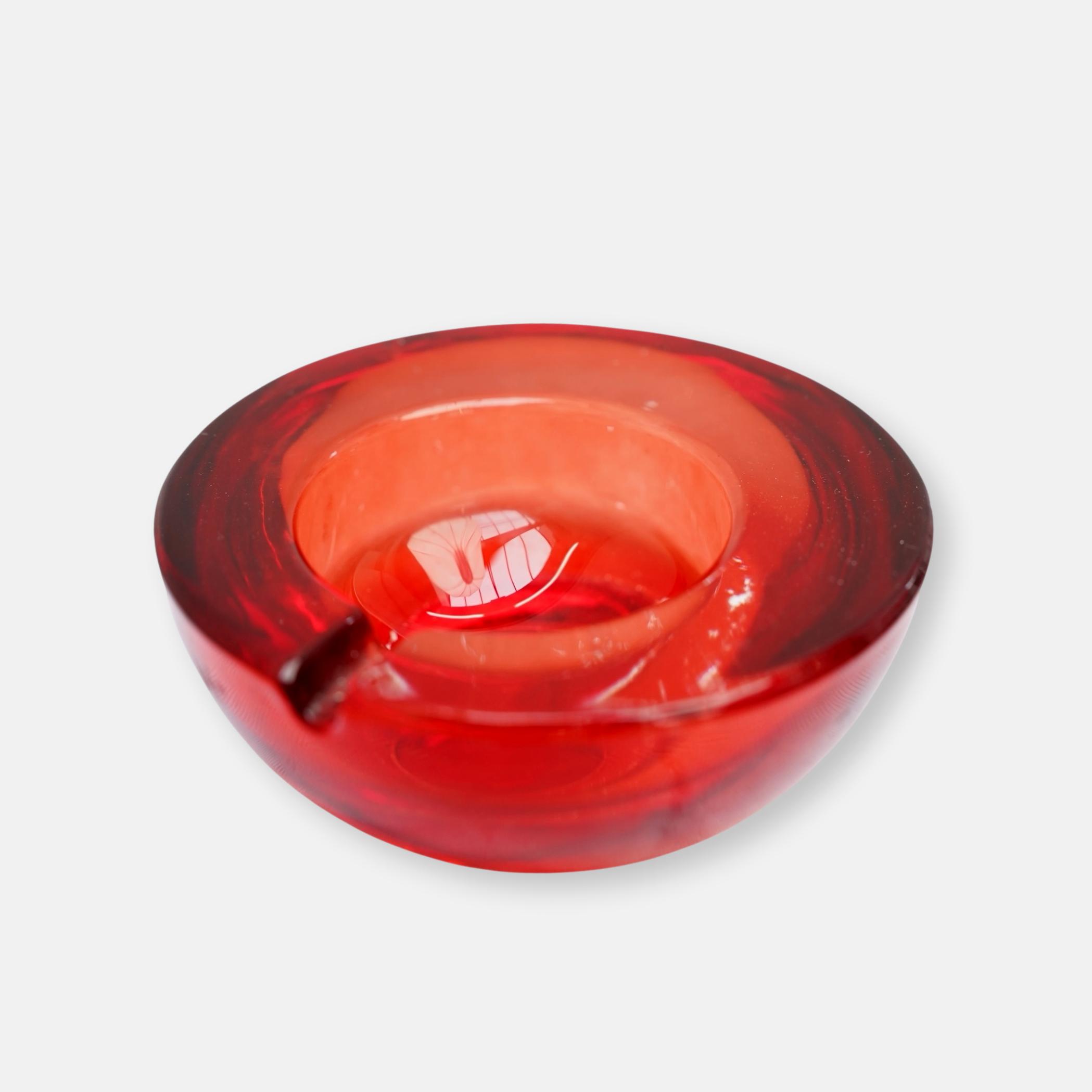 Cendrier en verre de murano de Antonio Da Ros