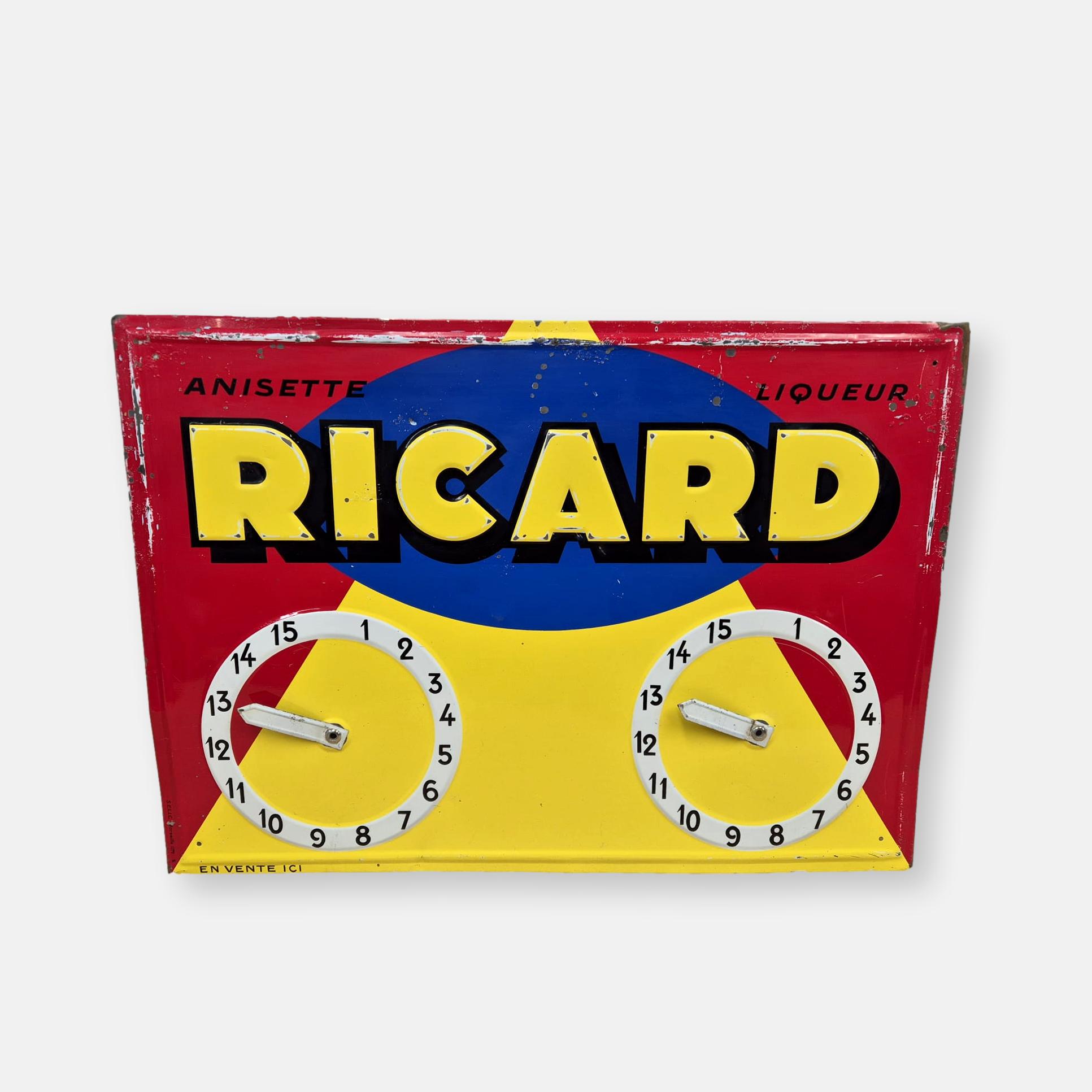 Ancienne tôle Ricard