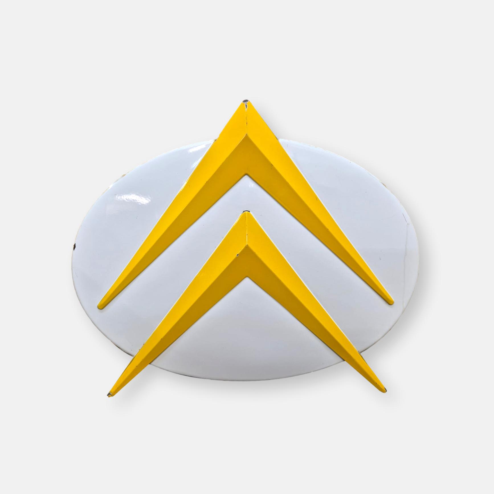 Ancienne plaque émaillée Citroën