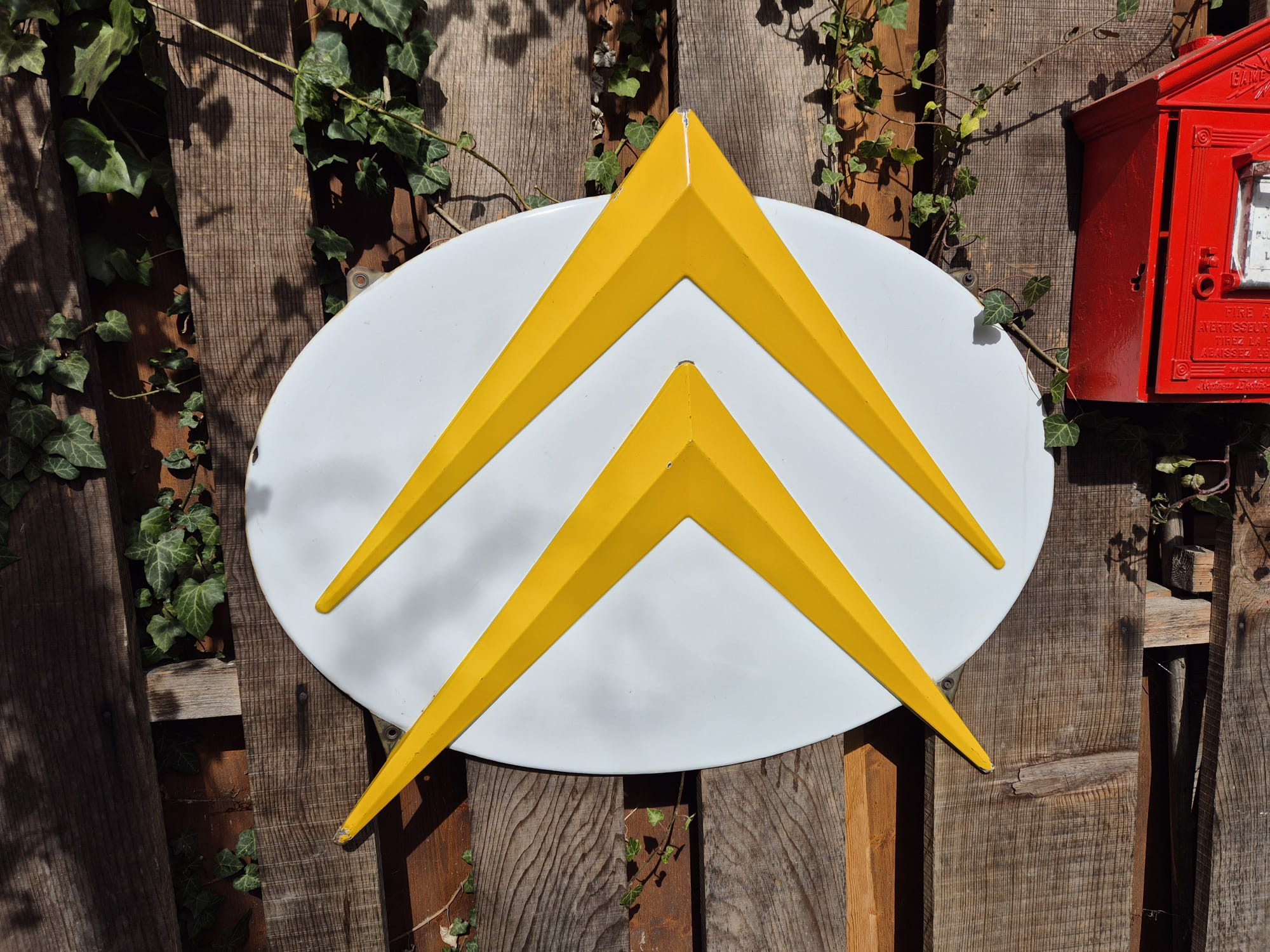 Ancienne plaque émaillée Citroën – Image 3