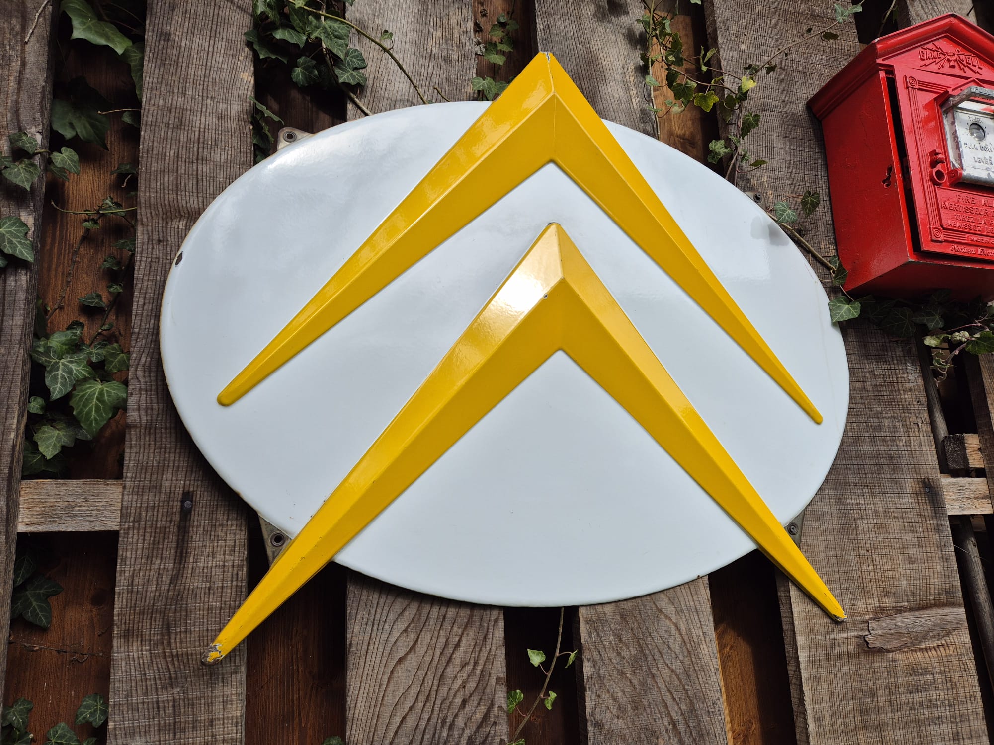 Ancienne plaque émaillée Citroën – Image 5