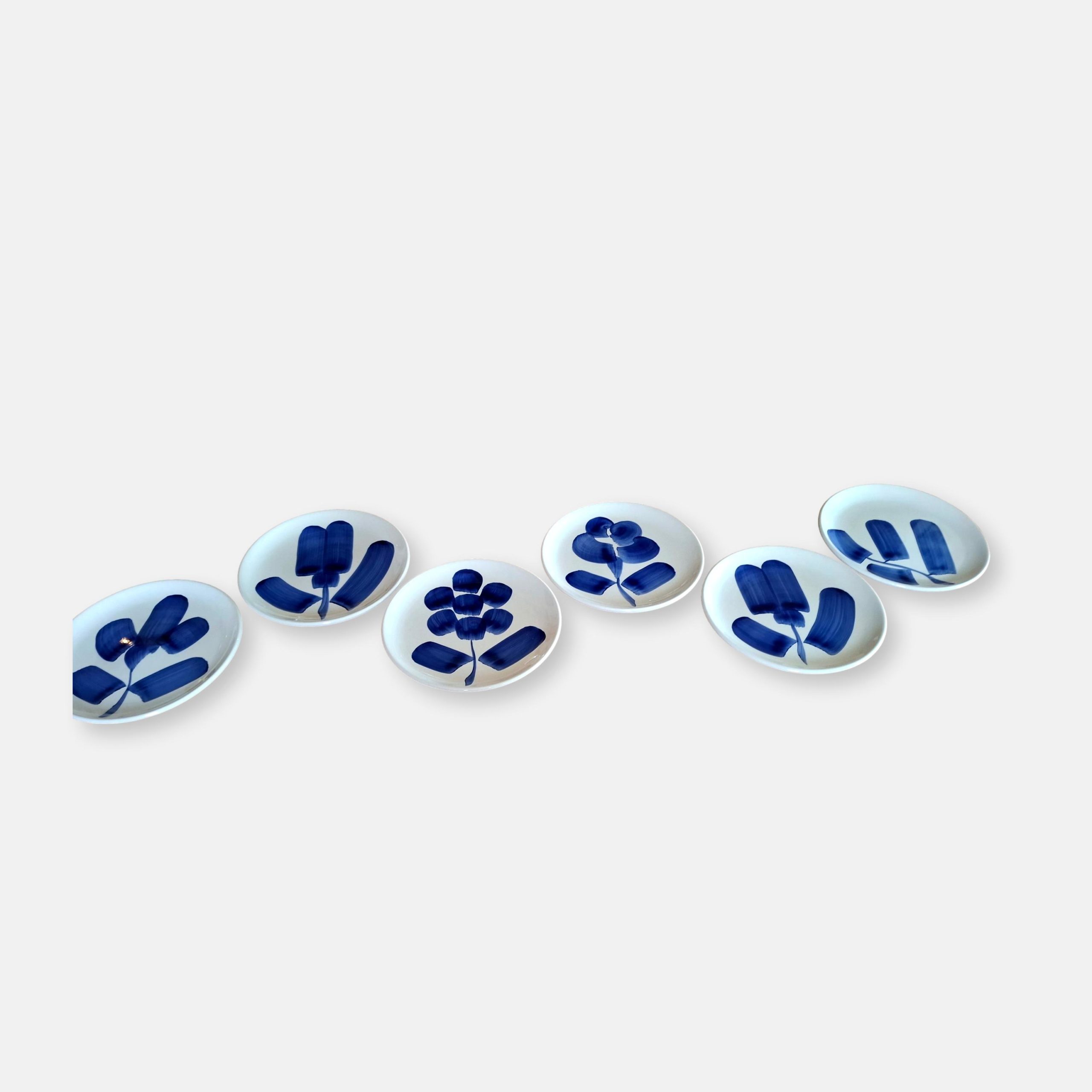 6 assiettes Jacques Perrenoud