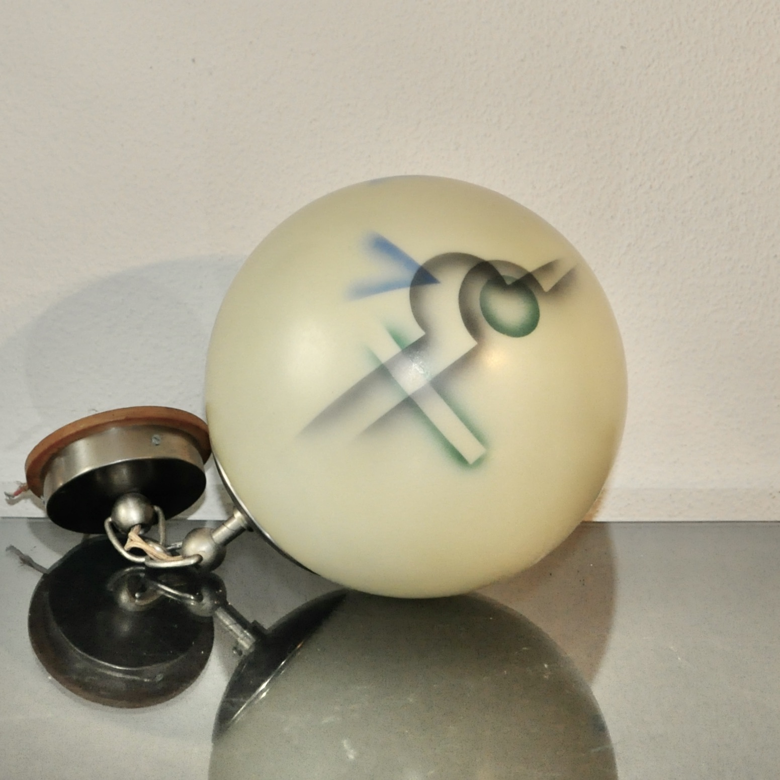 Suspension art déco "spritzdekor" – Bild 2