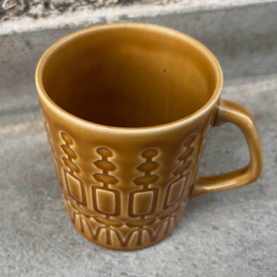 Paire de tasses jaunes et vertes – Bild 5