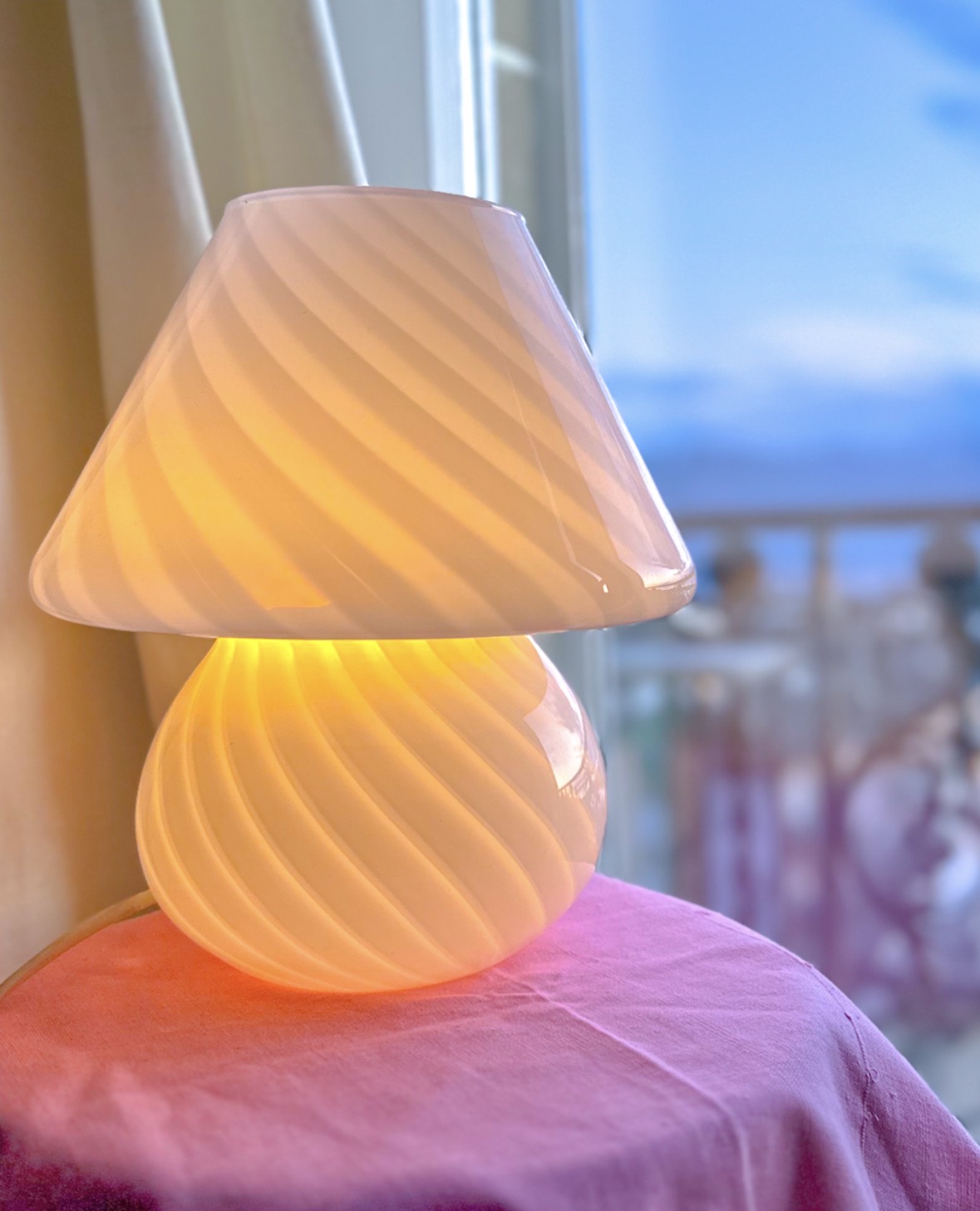 Lampe champignon Murano – Image 2