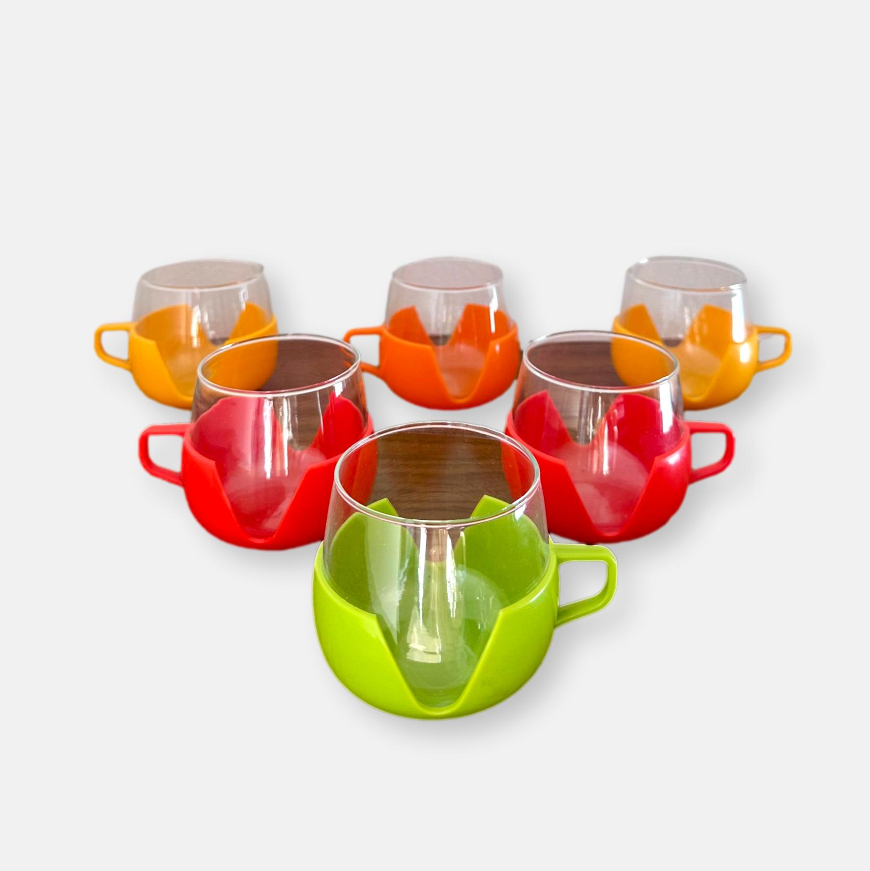 Set de 6 tasses made in Holland 1970