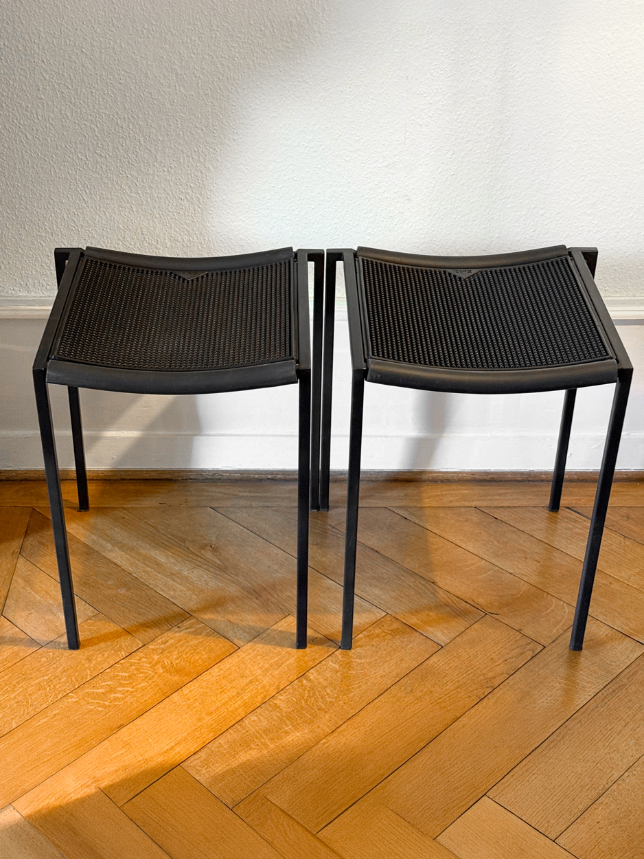 Paire de tabourets Maurizio Peregalli, 1984 – Image 8