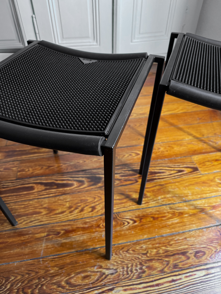 Paire de tabourets Maurizio Peregalli, 1984 – Image 5