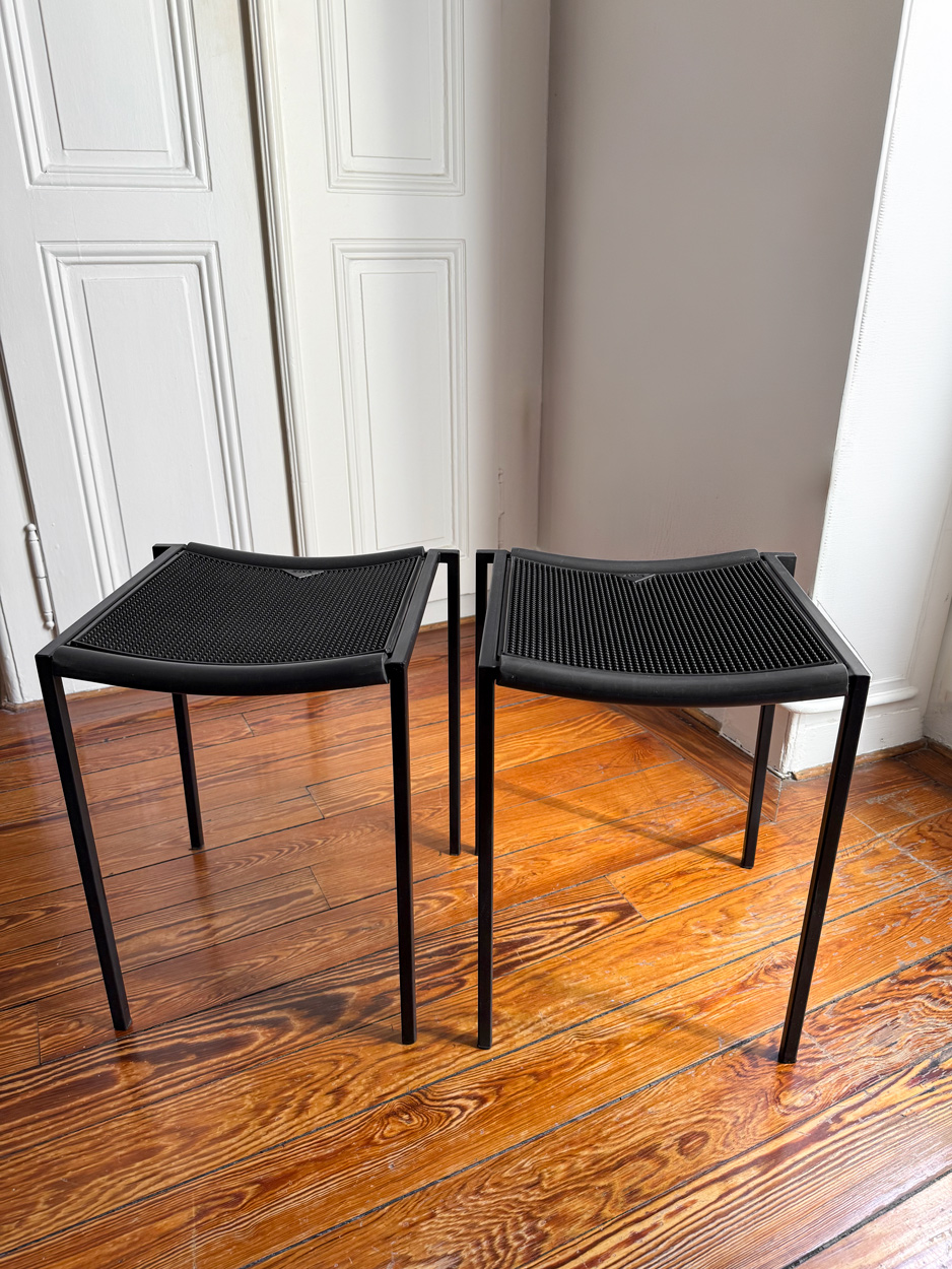 Paire de tabourets Maurizio Peregalli, 1984 – Image 2