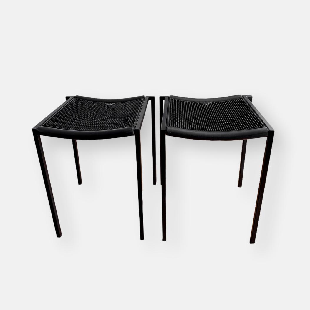 Paire de tabourets Maurizio Peregalli, 1984