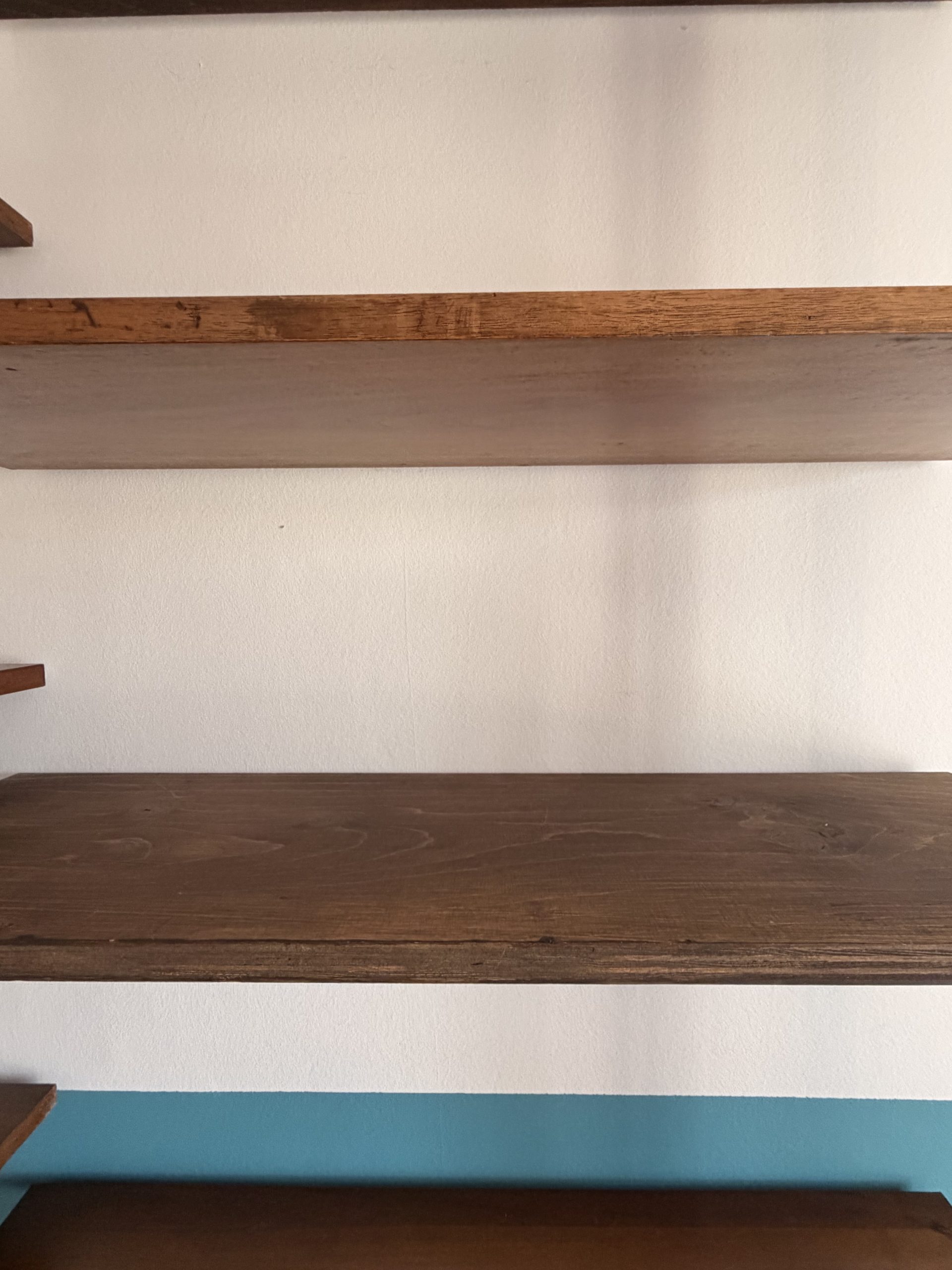 Bibliothèque murale vintage modulable en teck – Image 3