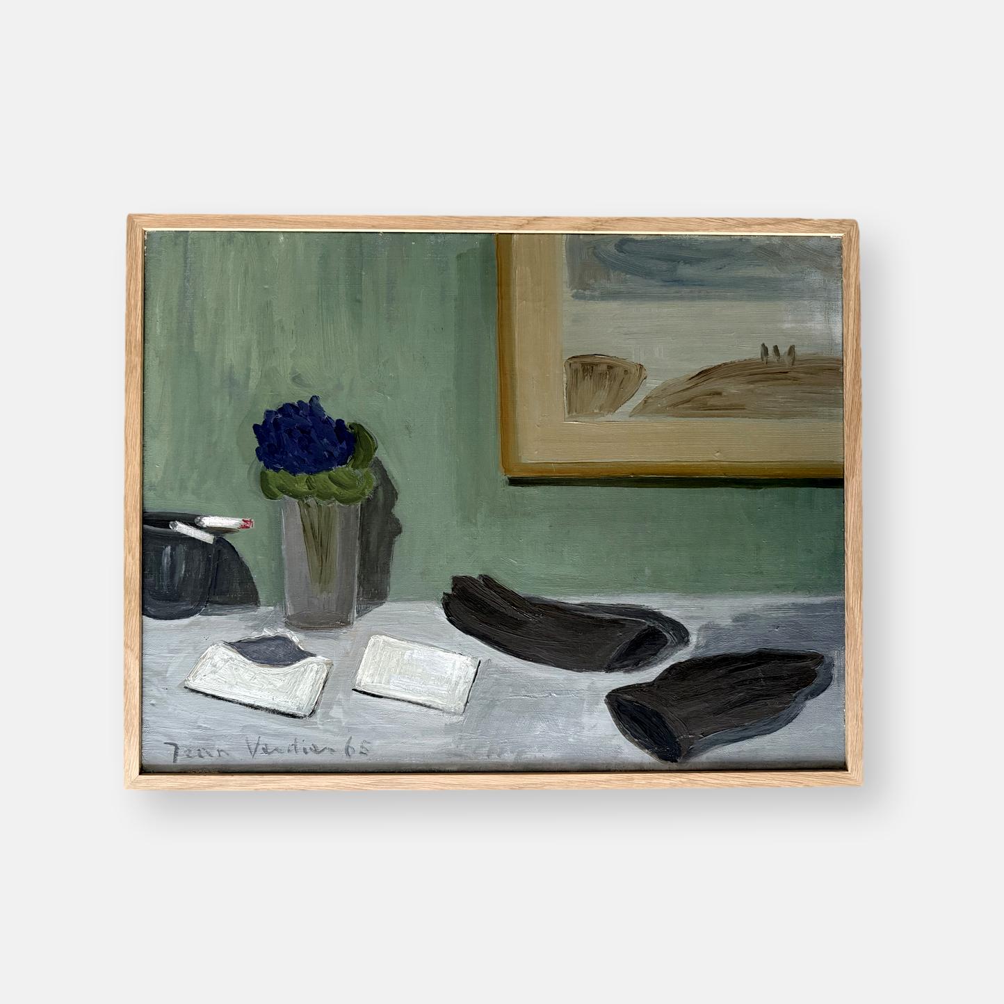 Jean Verdier, sans titre, huile sur toile, 1965