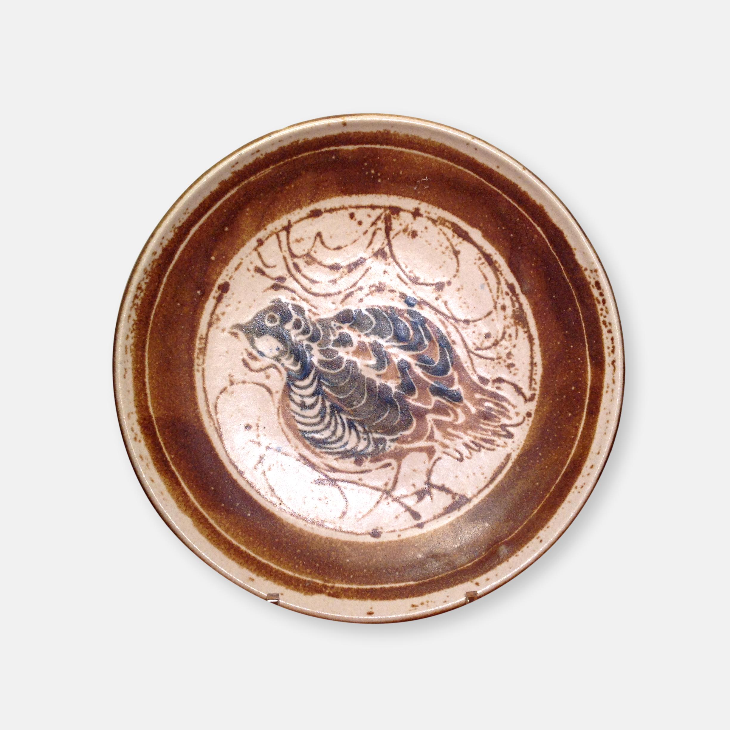 Plat ArtPot - de Crousaz - Décor: perdrix