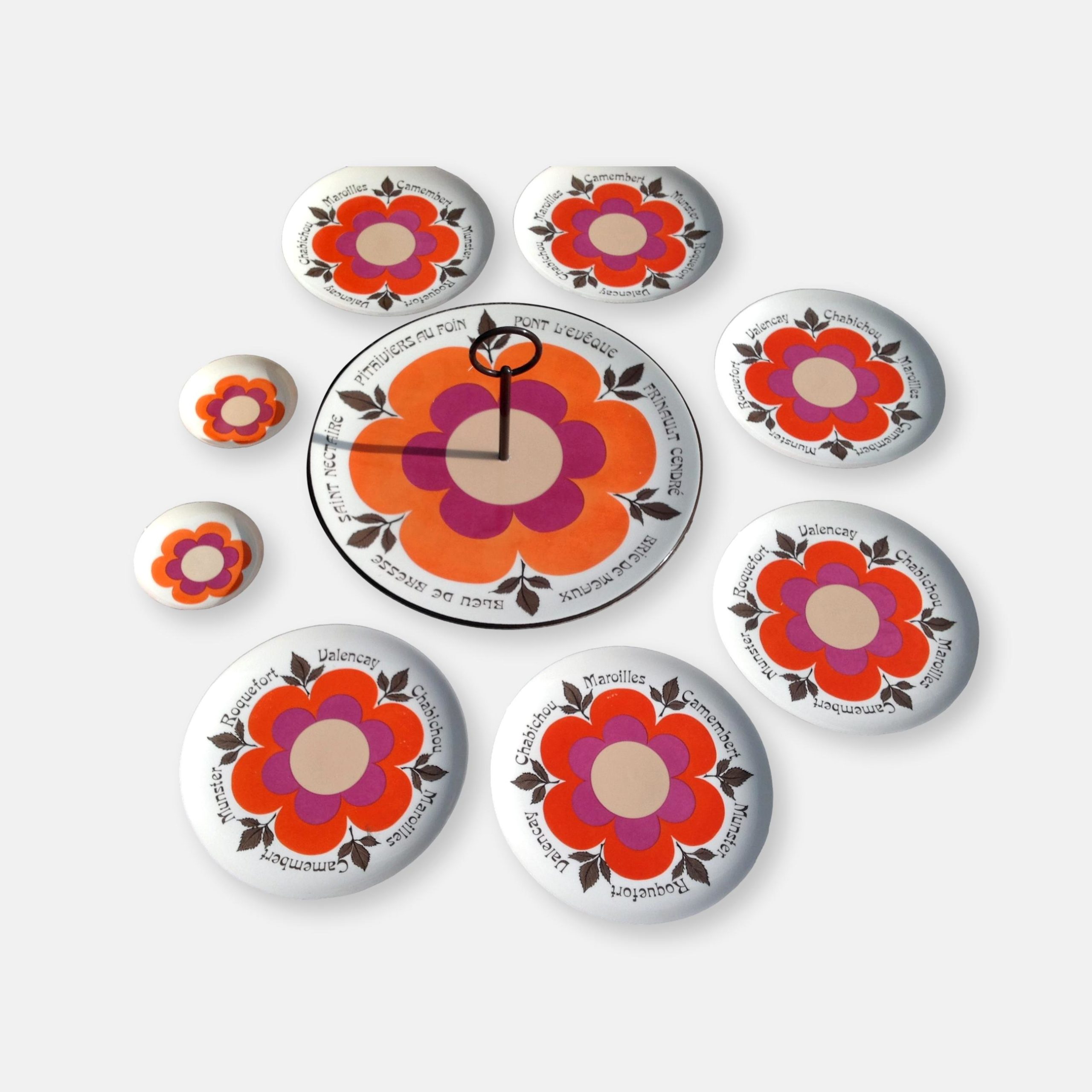 Service à fromages 70's - Gien