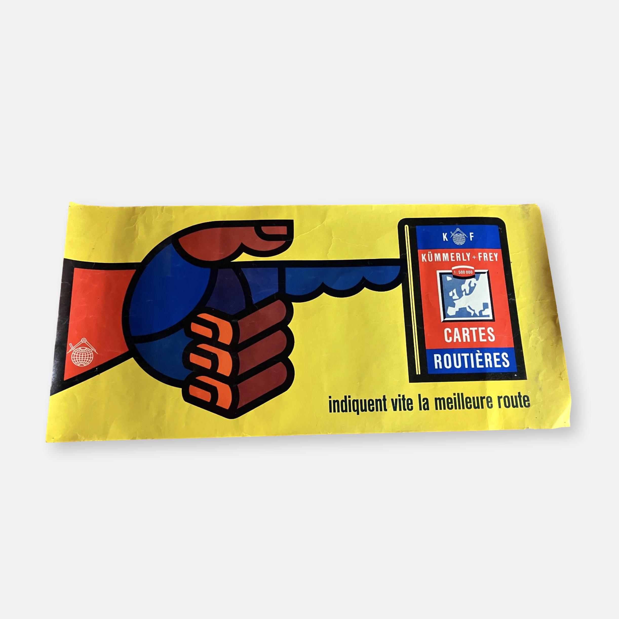 Affiche vintage Kümmerly + Frey