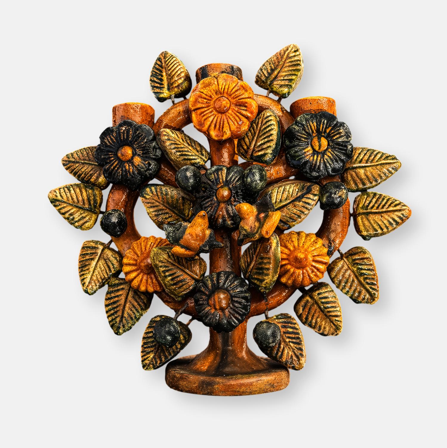 Rare Arbre de Vie Mexicain – Art populaire vintage