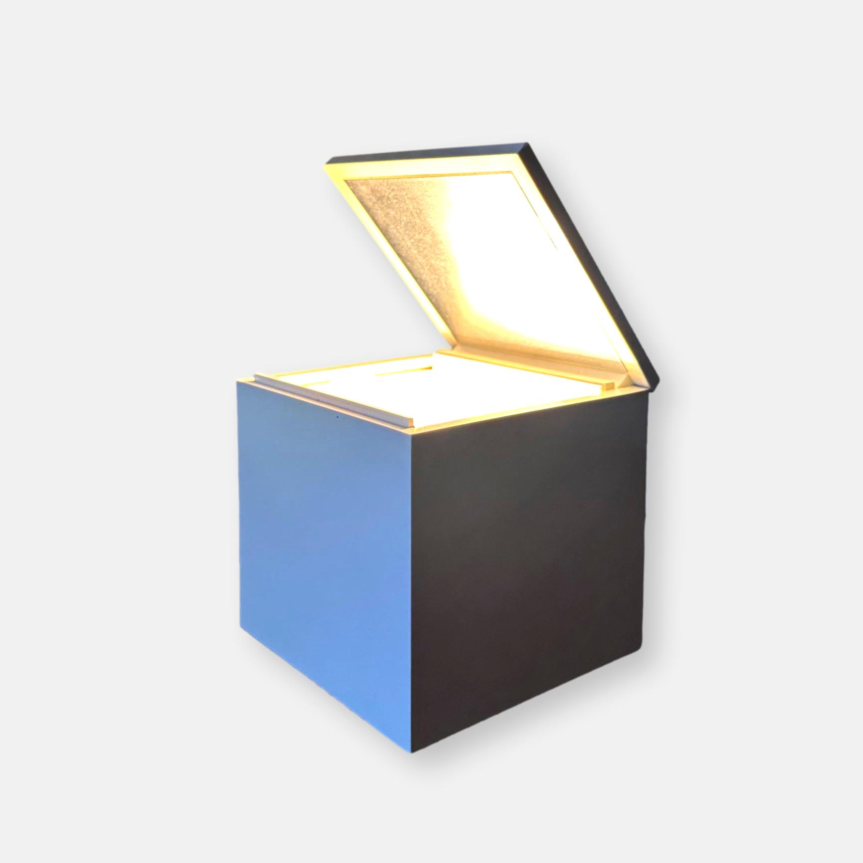 Lampe vintage cuboluce de Cini & Nils 1970