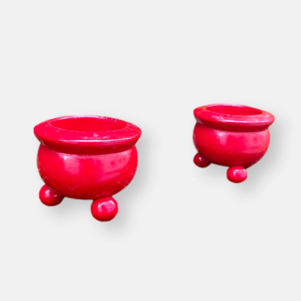 Paire de bougeoirs scandinaves