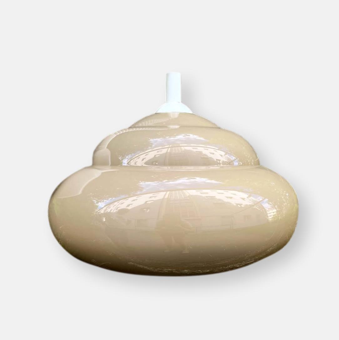 Suspension vintage Regent beige en acrylique