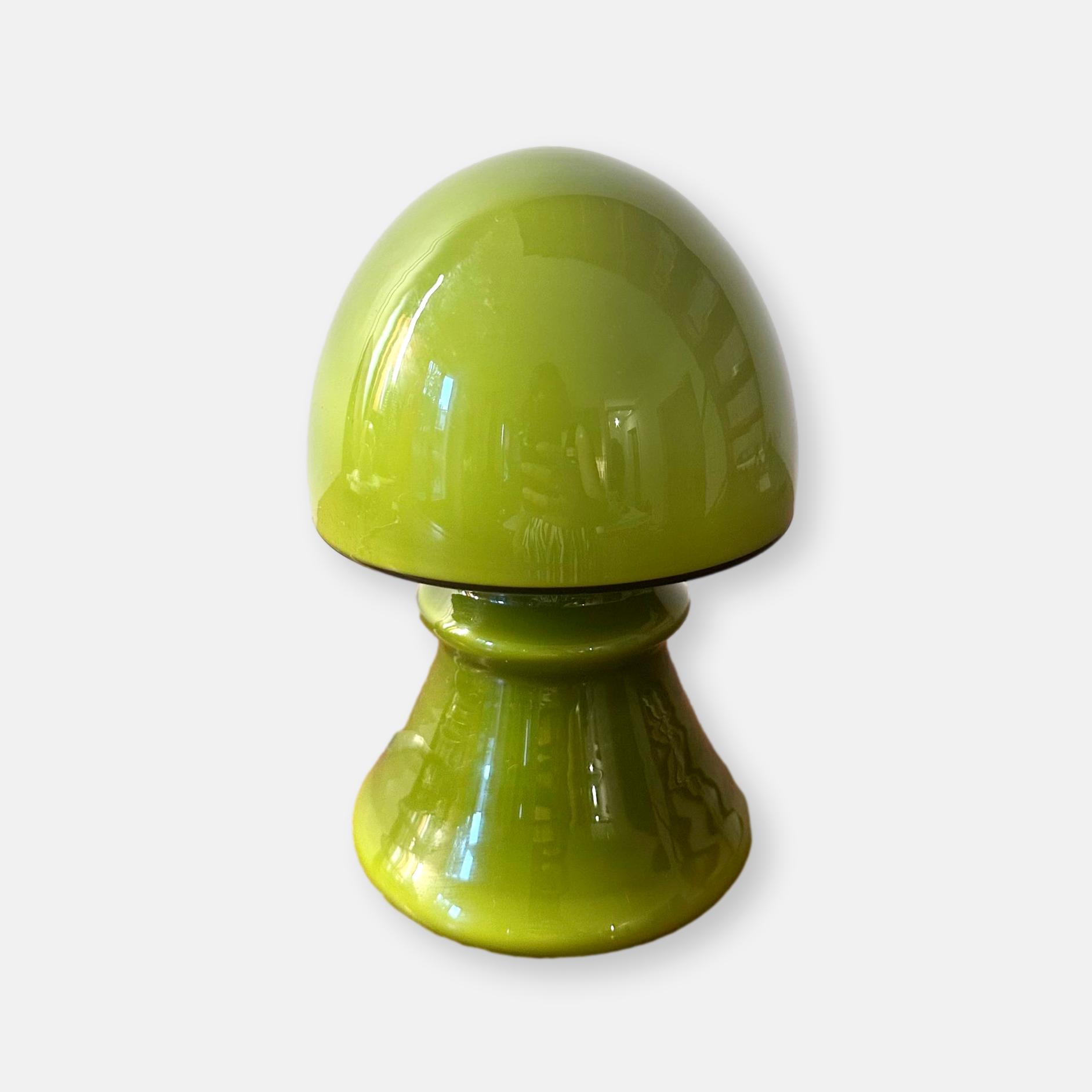 Lampe champignon Flygsfors Orrefors vintage 1970