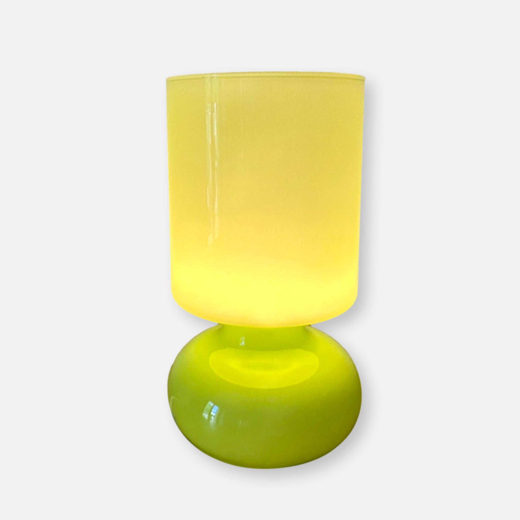 Lampe IKEA Lykta verre vert années 90