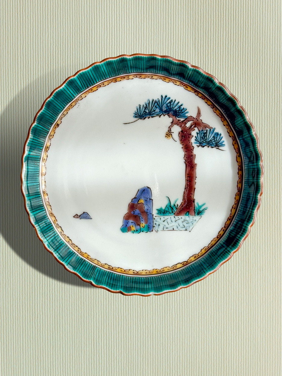Assiettes en porcelaine Kutani de Mitsui Tamekichi, XXe – Bild 6