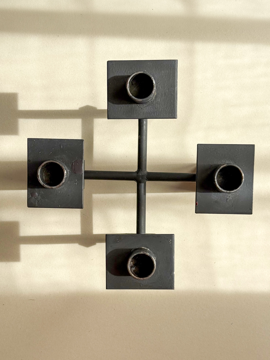 Chandelier de style « brutaliste » des années 60 – Image 5