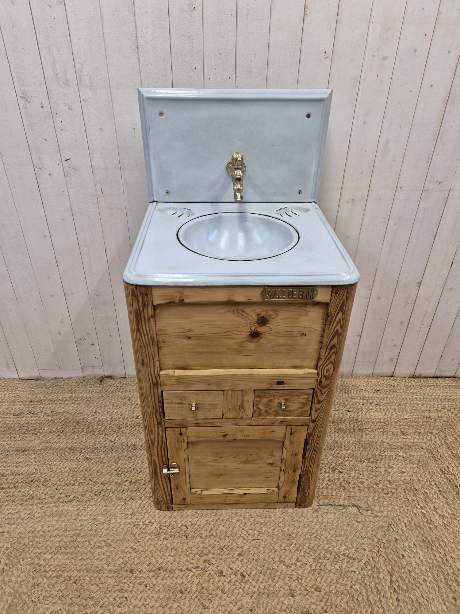 Ancien meuble vasque de marine – Image 2