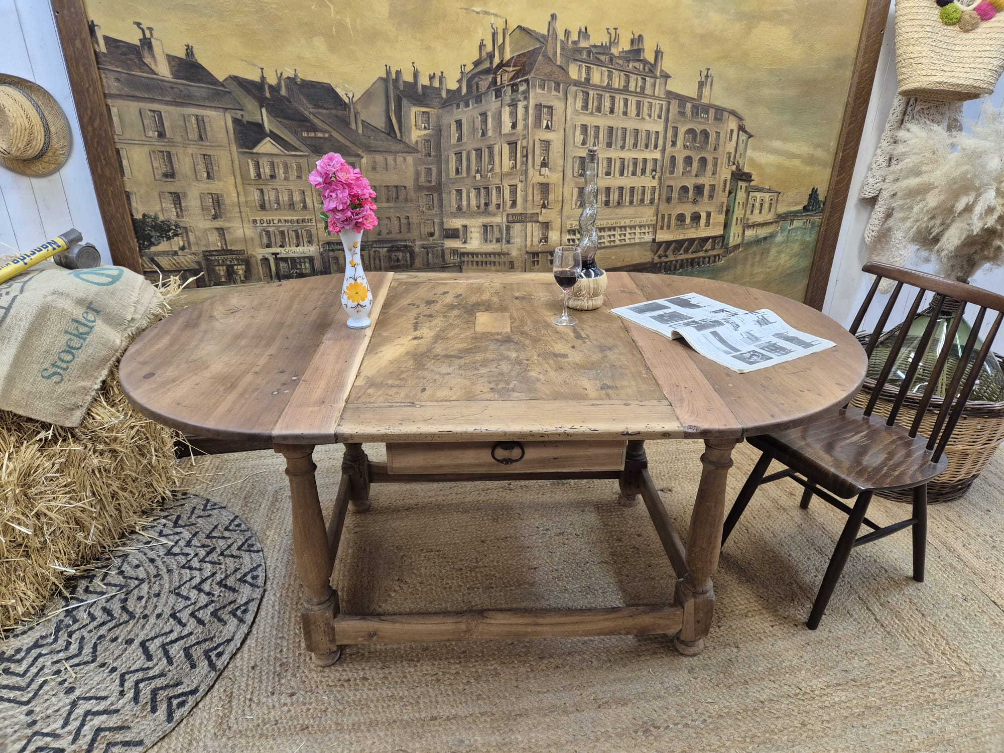 Ancienne table de ferme – Image 3