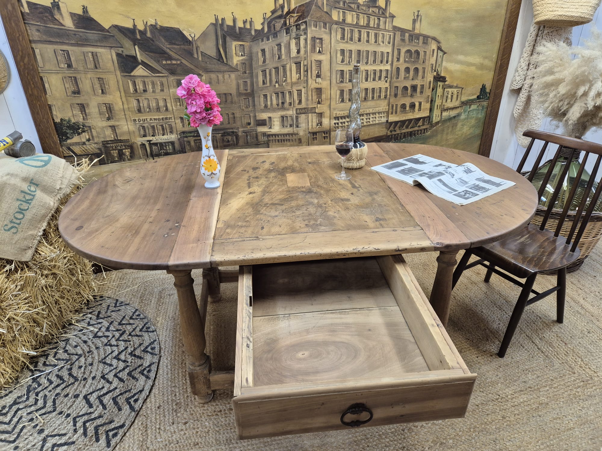 Ancienne table de ferme – Image 7