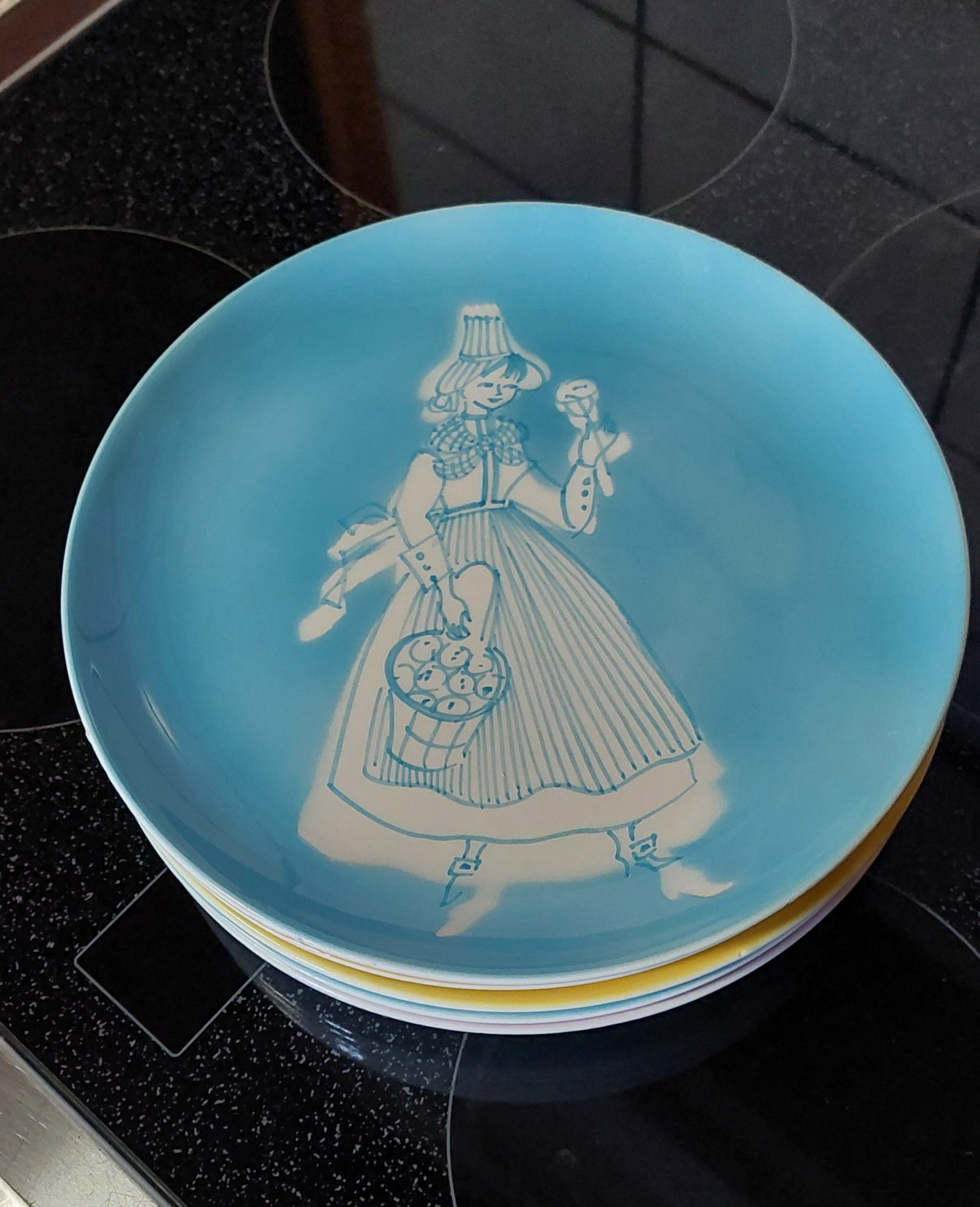 Lot de 6 assiettes vintage – Image 6