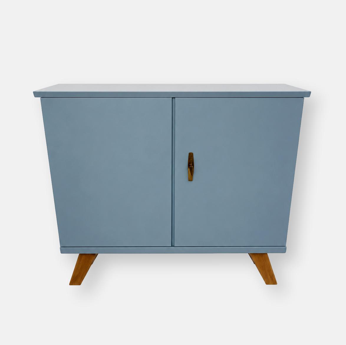 Petit buffet vintage de style Mid-Century restauré