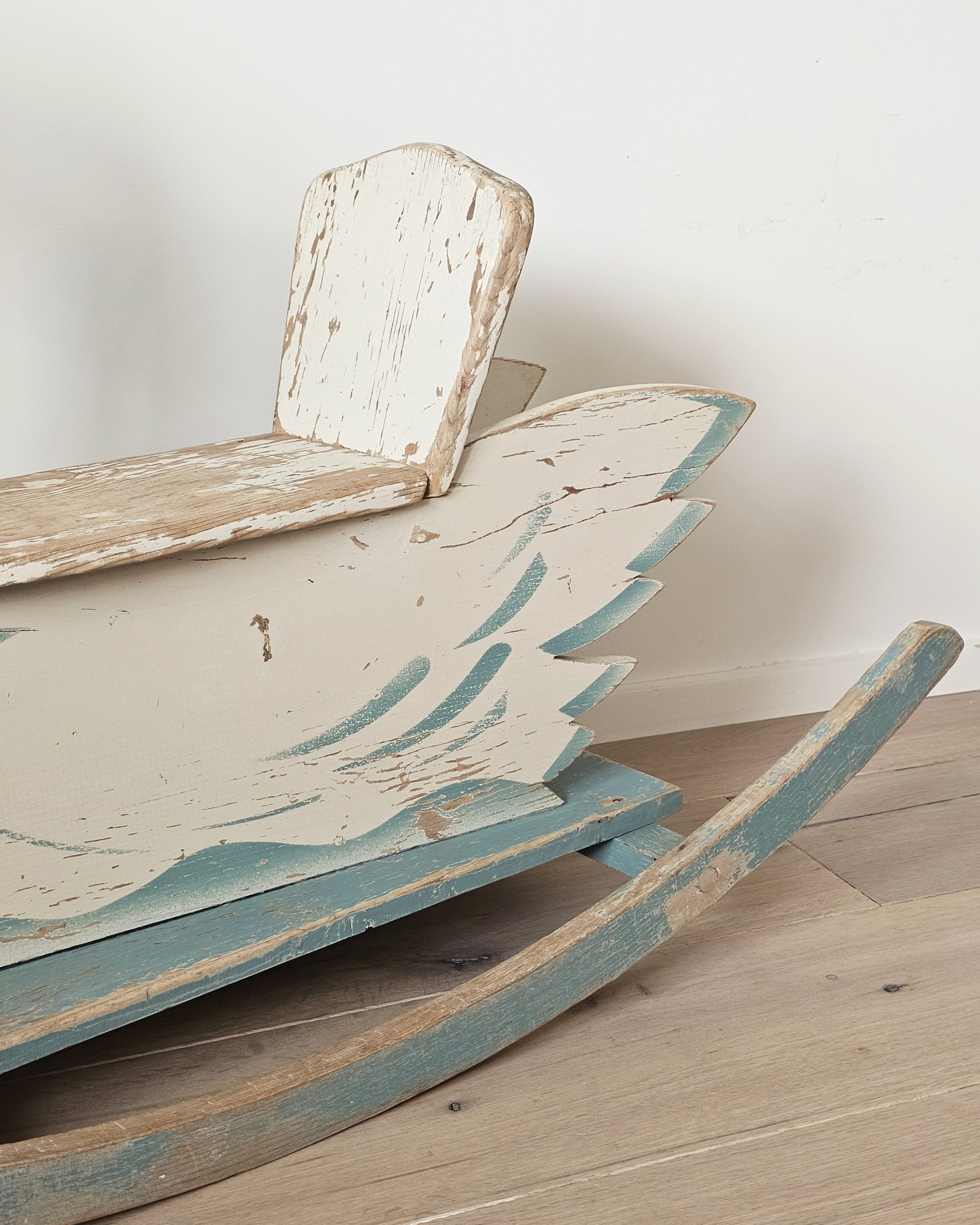Cygne à bascule vintage Wisa Gloria – Bild 6