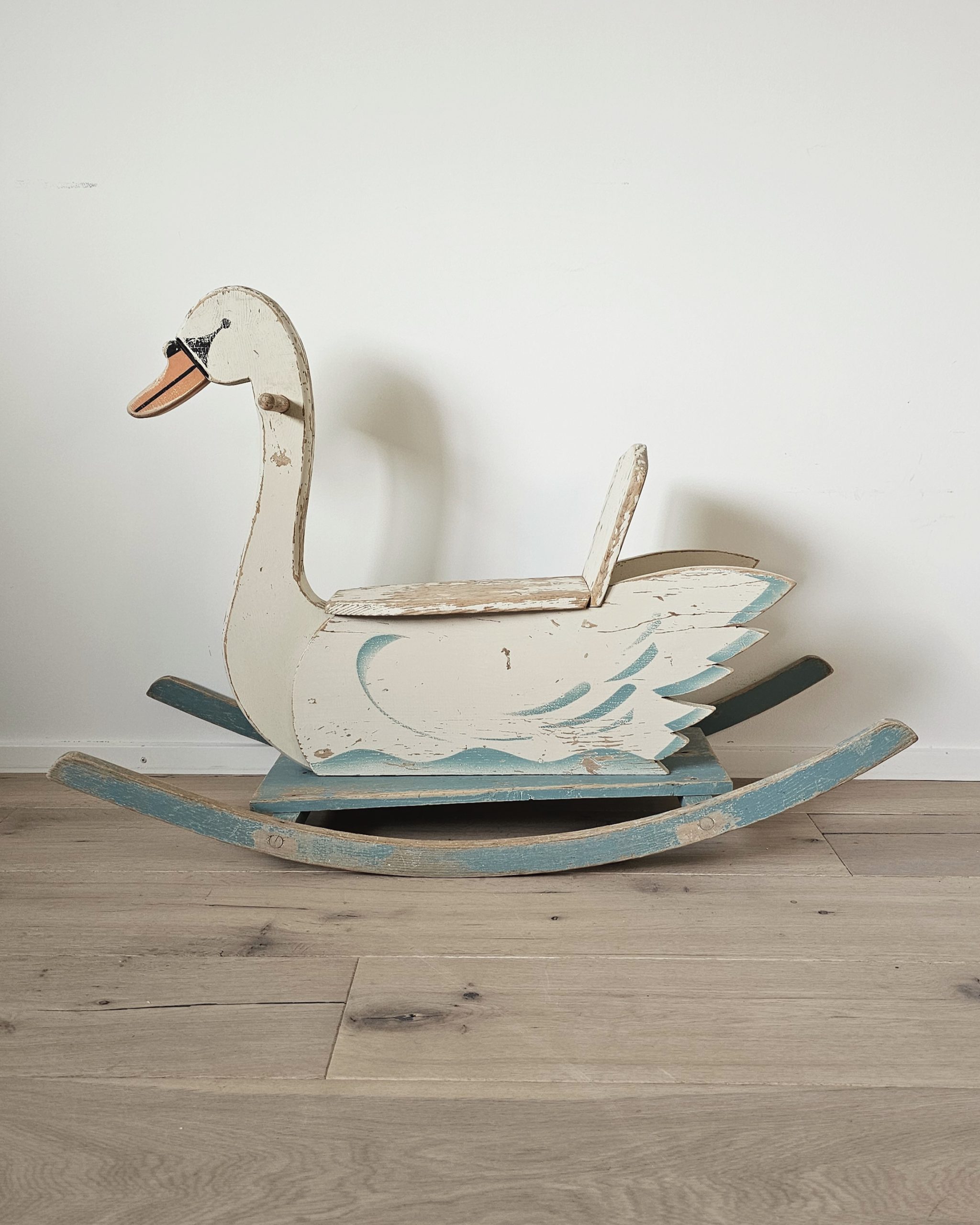 Cygne à bascule vintage Wisa Gloria – Bild 7
