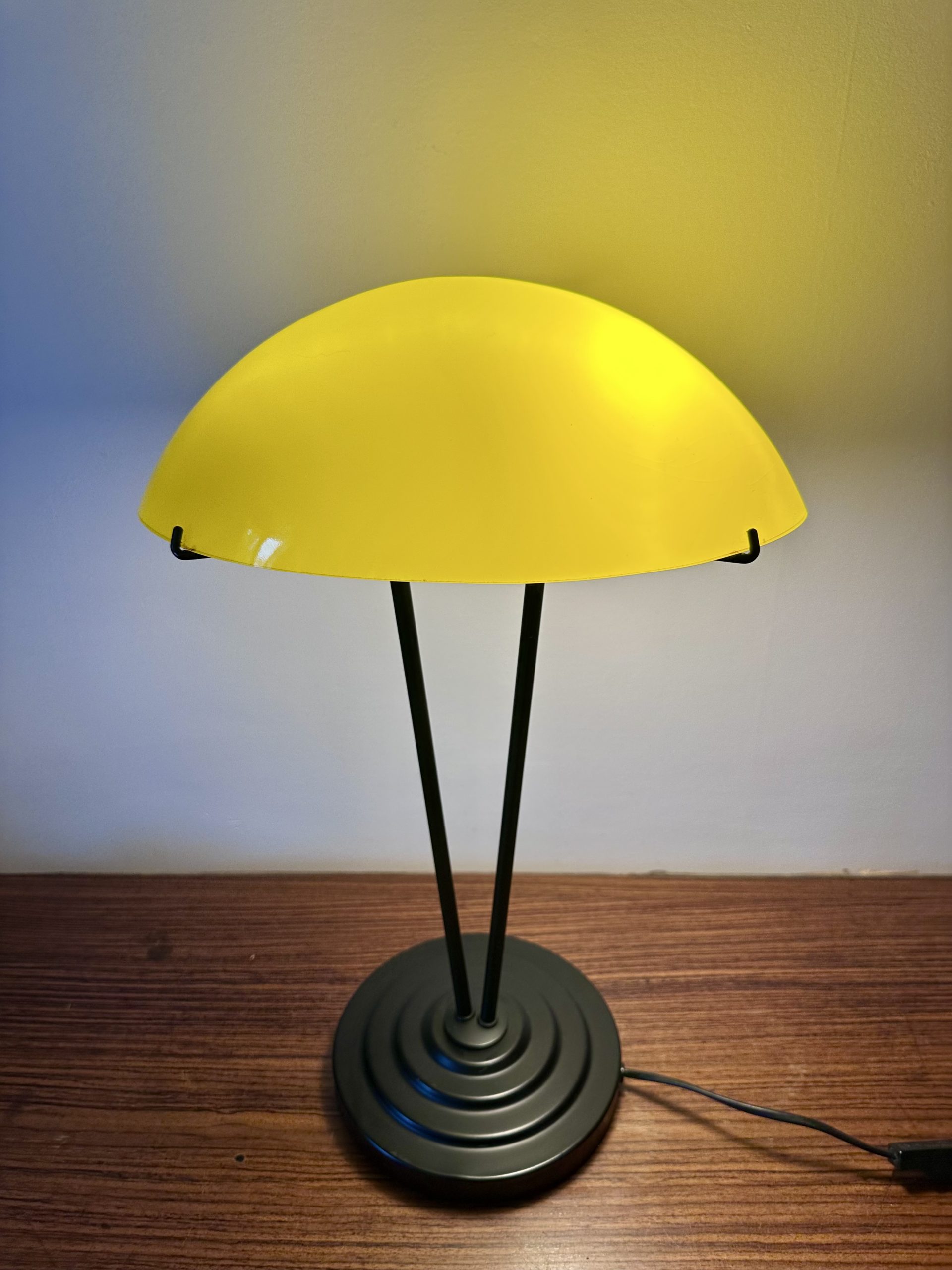 Lampe IKEA Kupol 1995 vintage jaune – Bild 8