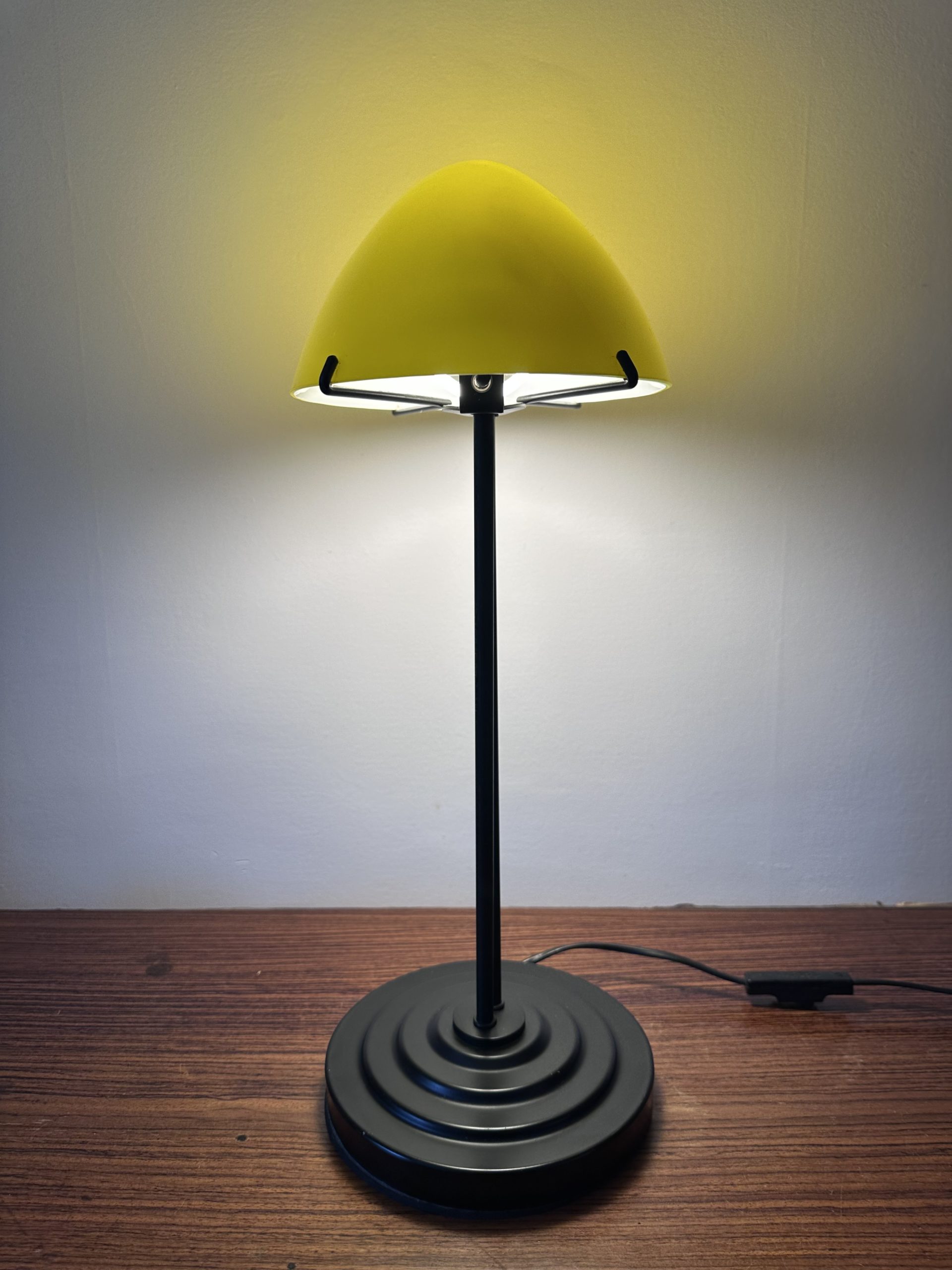 Lampe IKEA Kupol 1995 vintage jaune – Bild 4