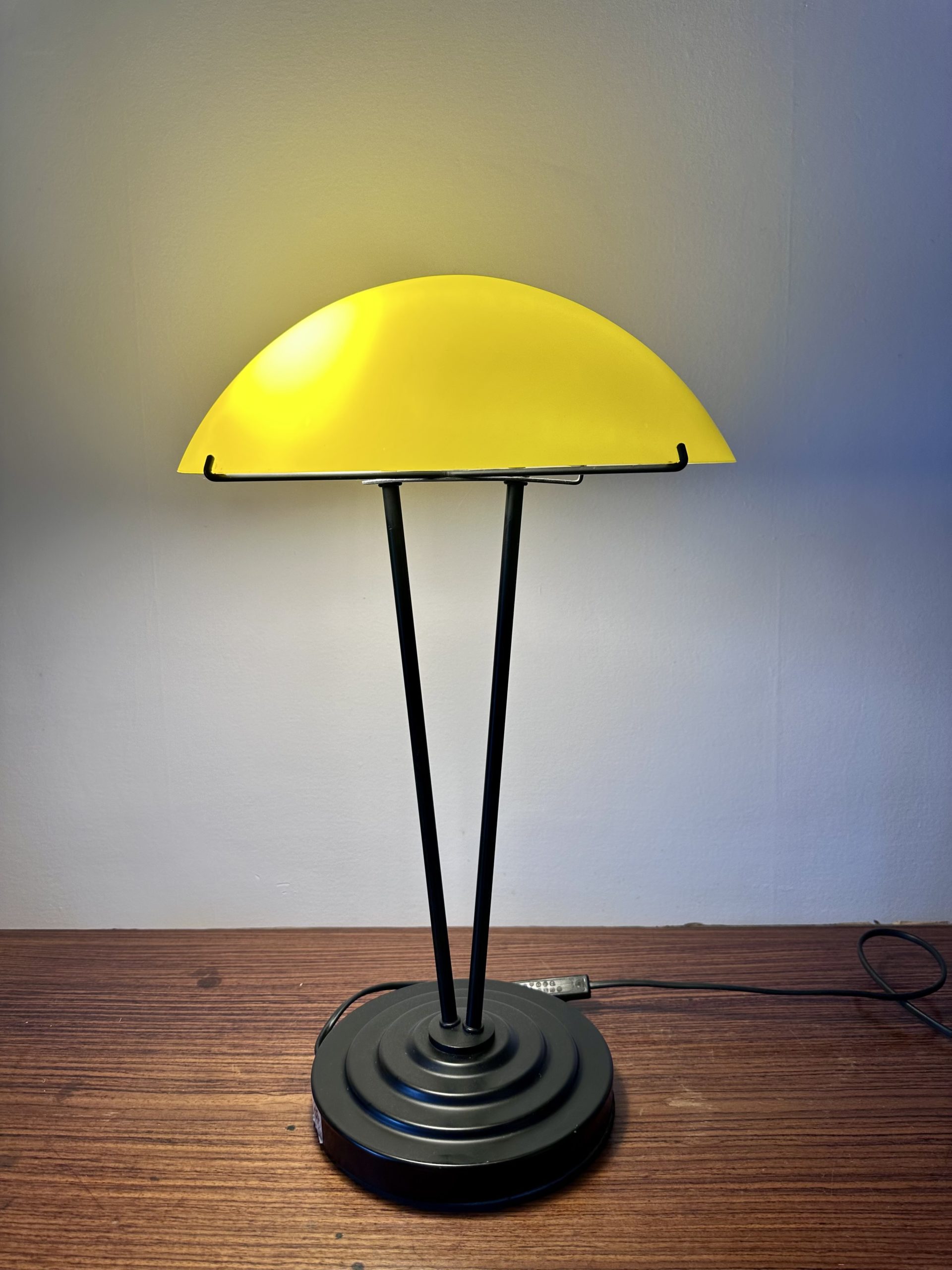 Lampe IKEA Kupol 1995 vintage jaune – Bild 9