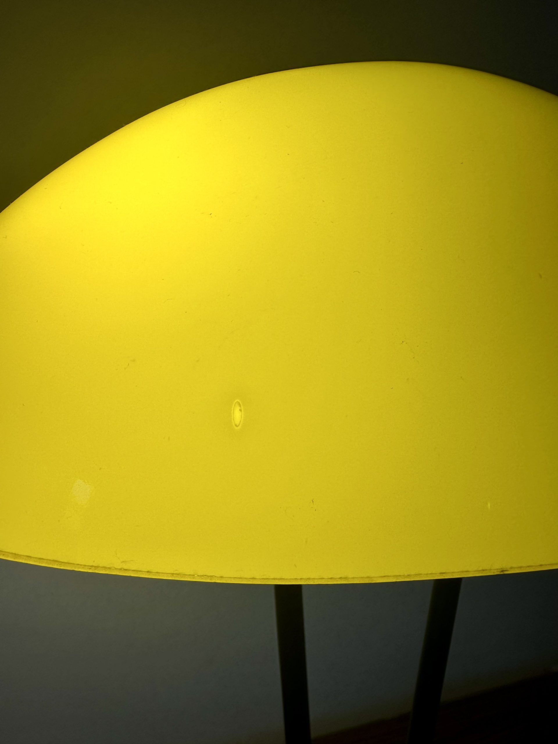Lampe IKEA Kupol 1995 vintage jaune – Bild 5