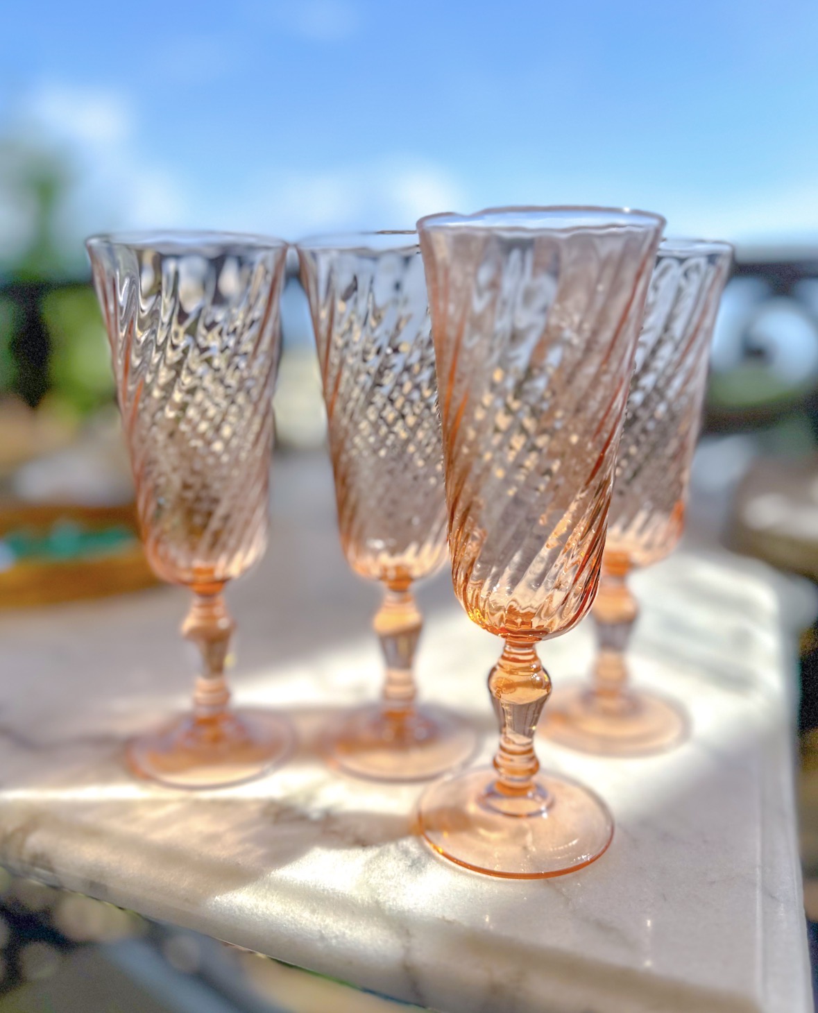 Lot de 11 flûtes à Champagne Rosaline Arcoroc Luminarc – Image 4