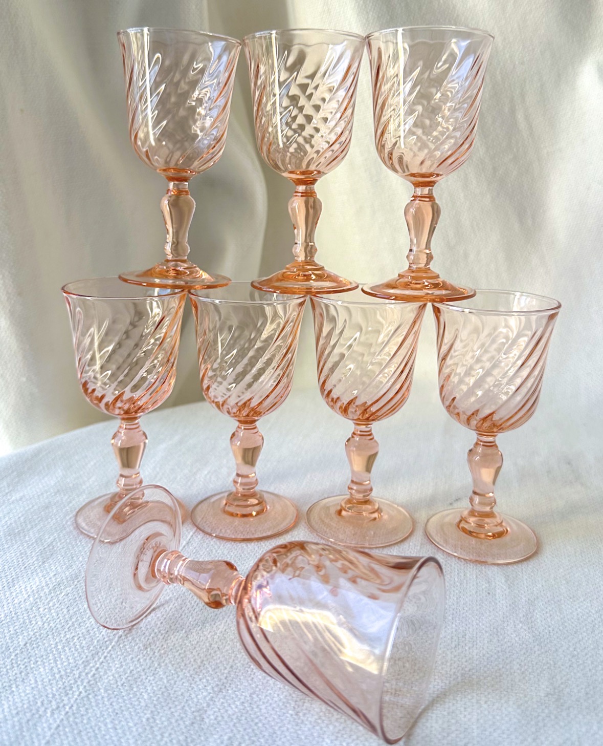 Lot de 8 verres à digestif Rosaline Arcoroc Luminarc – Image 2