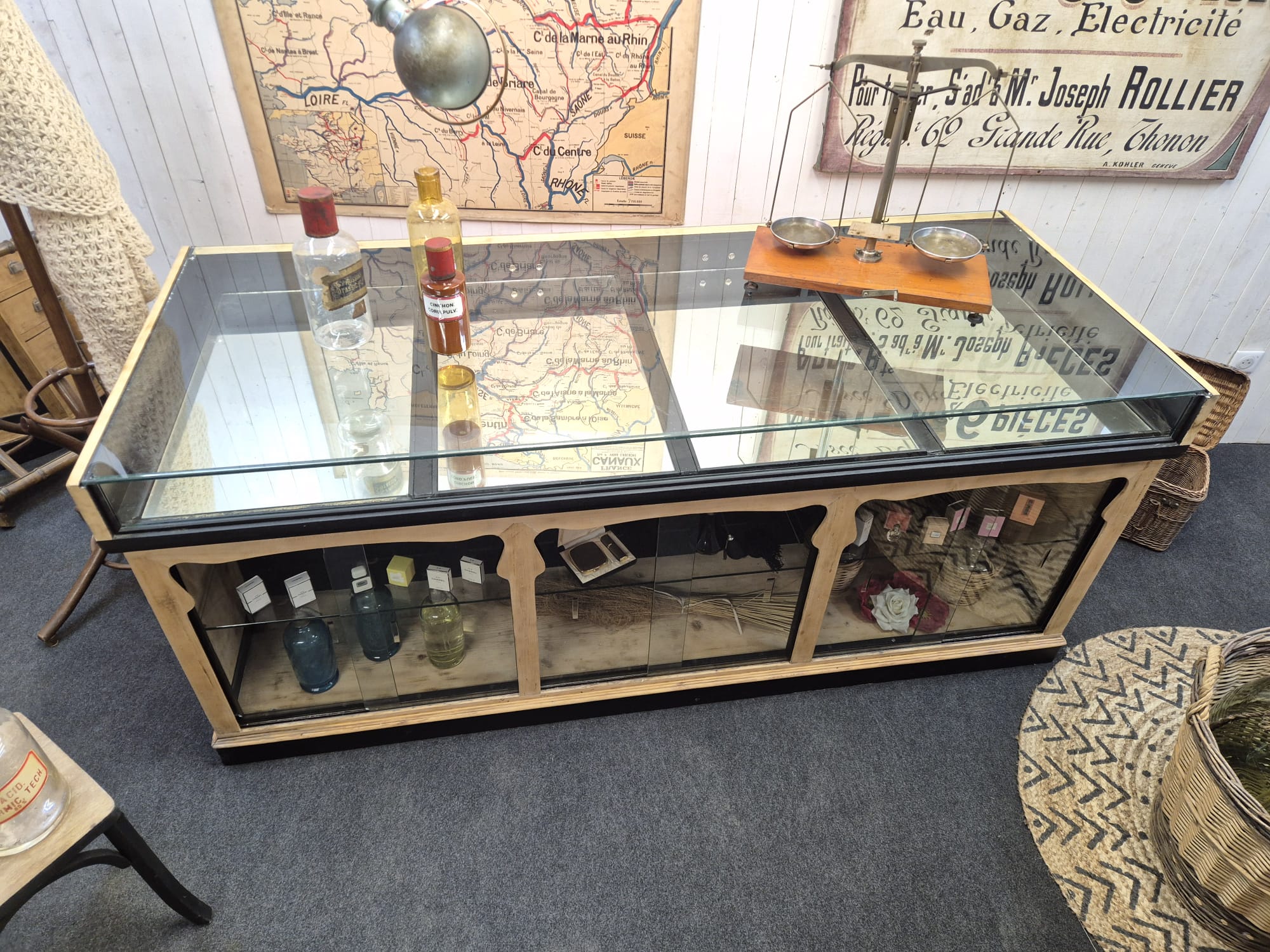 Ancienne vitrine comptoir de bijouterie – Image 4