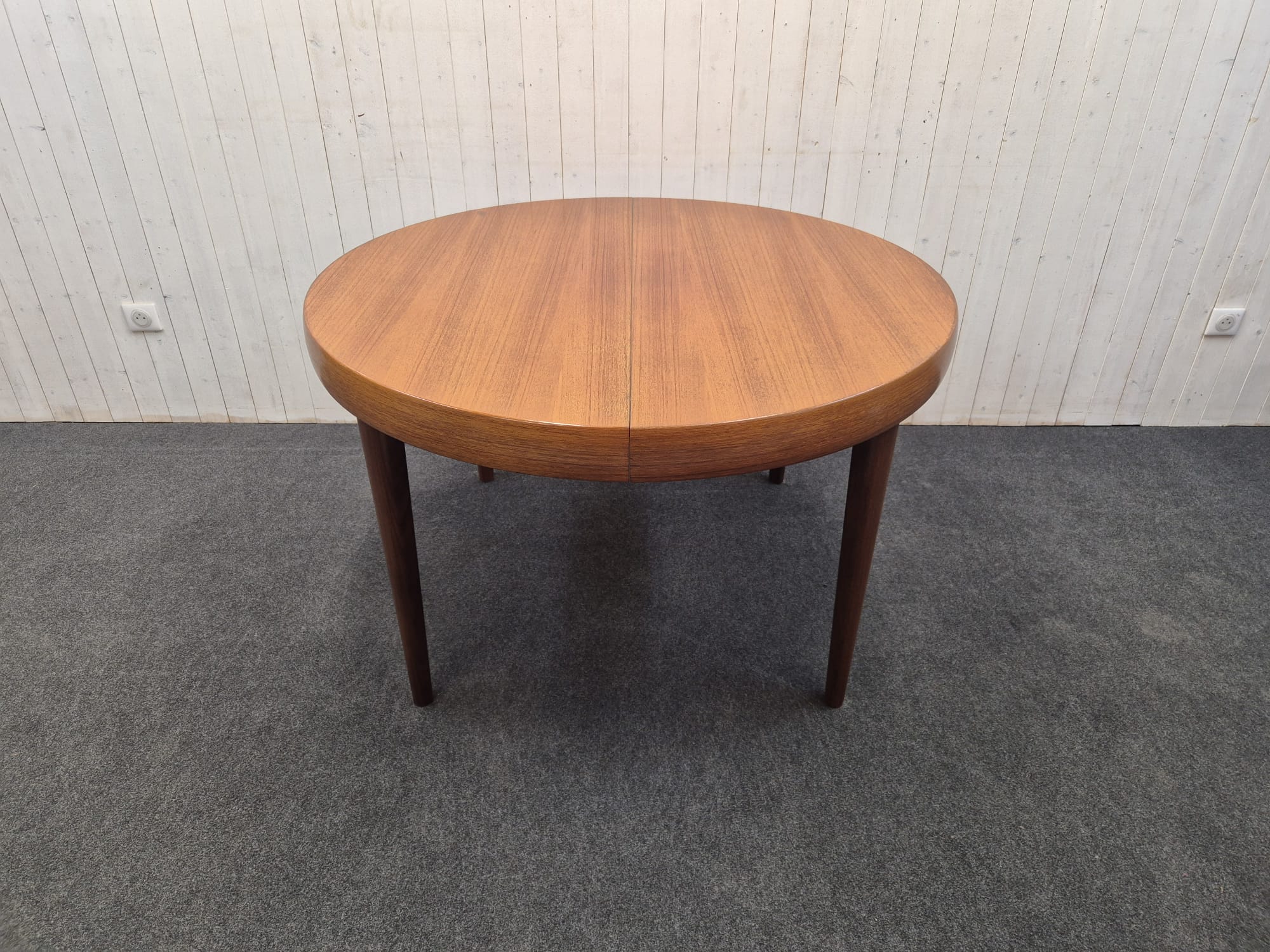 Table scandinave vintage double rallonge papillon – Bild 2