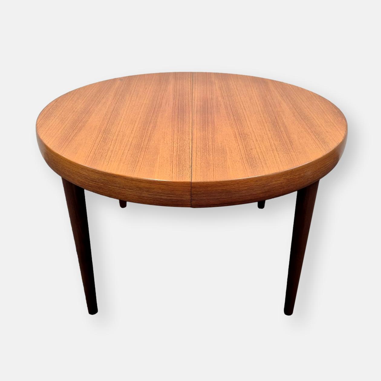 Table scandinave vintage double rallonge papillon