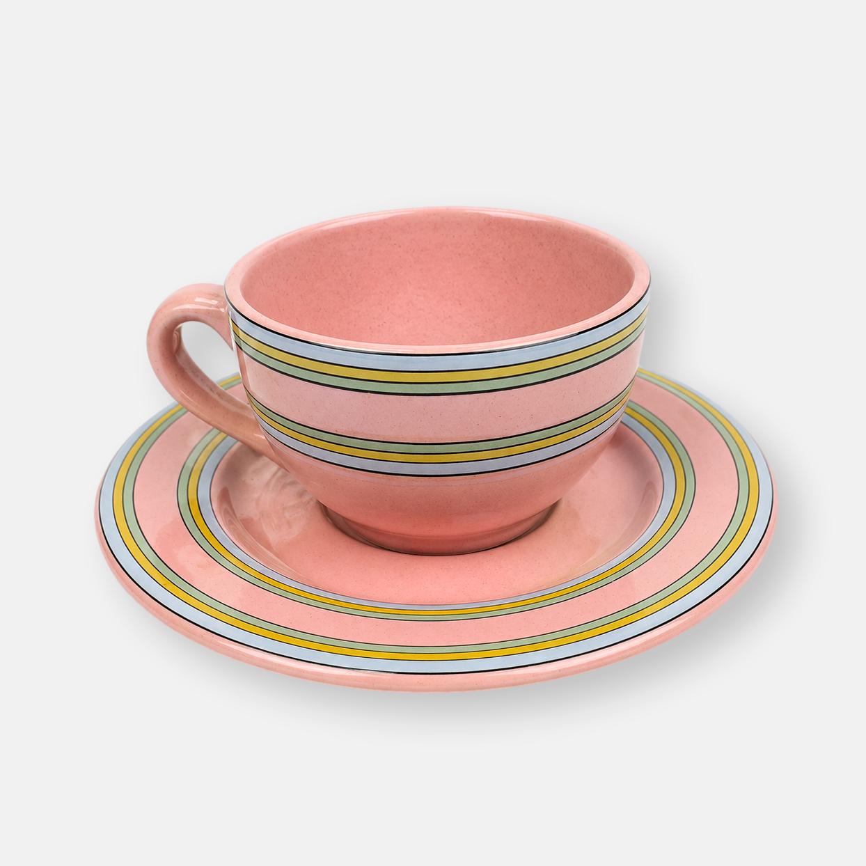 Ensemble de 5 tasses/sous tasses LINEA