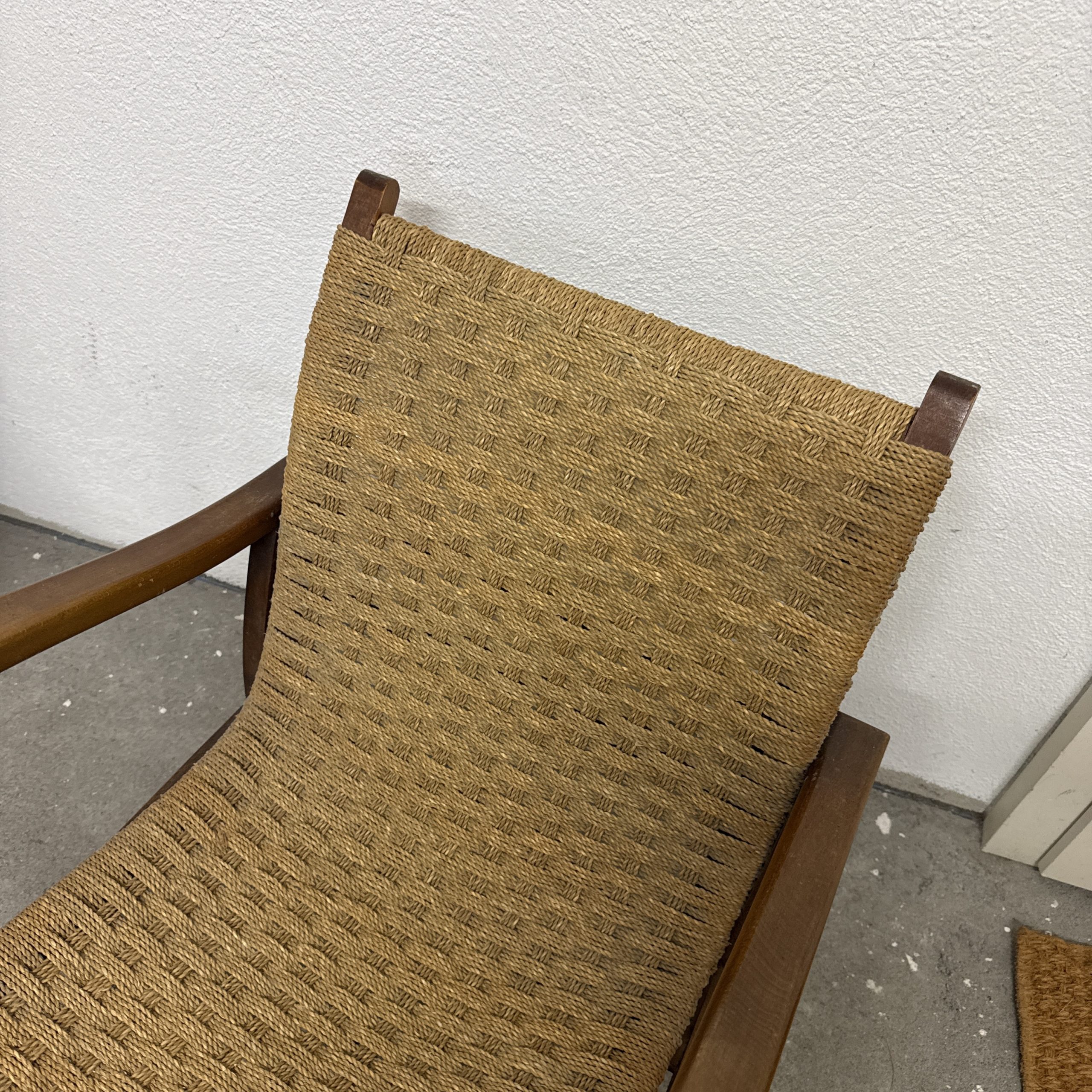 Fauteuil vintage en bois des années 60/70 – Bild 3