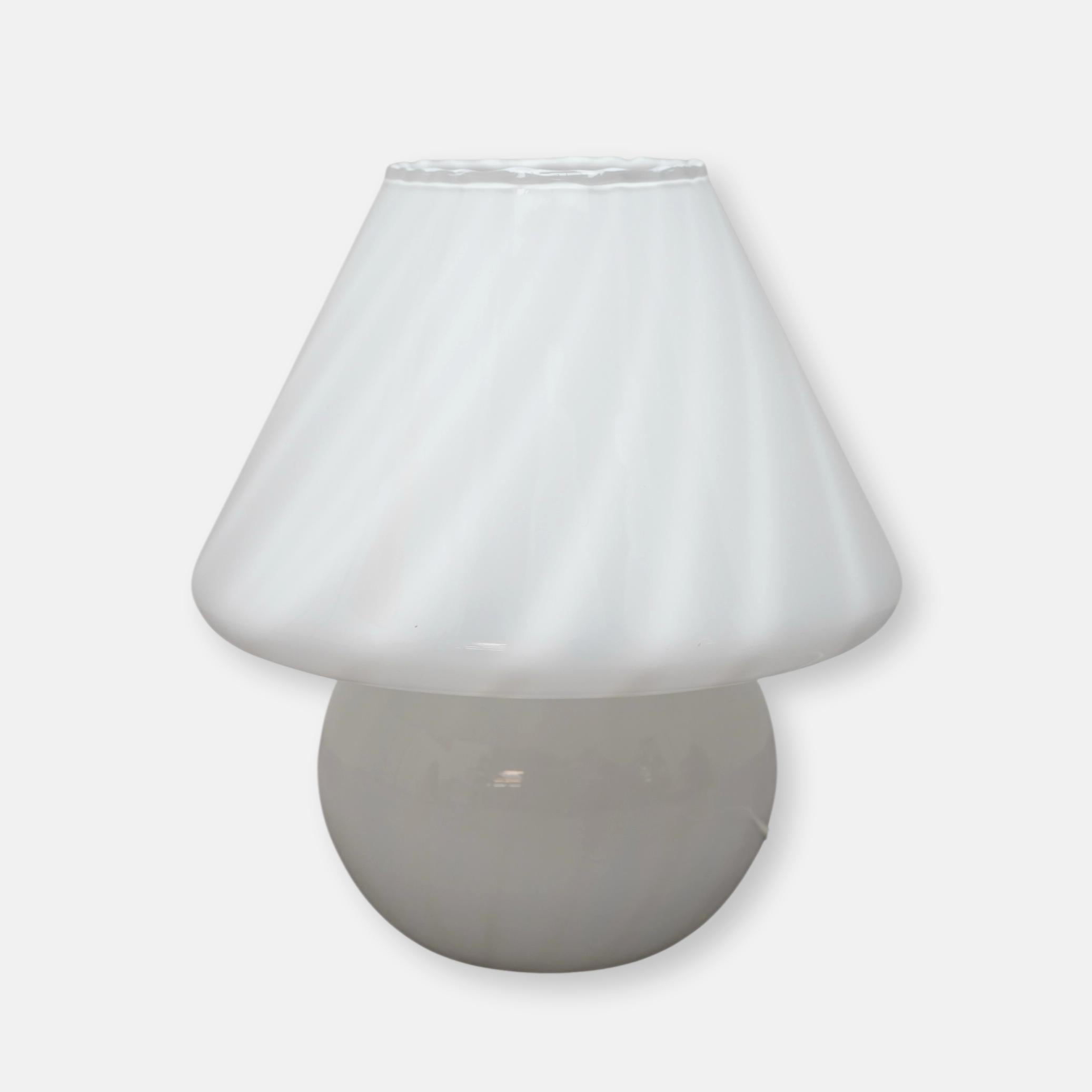 Lampe champignon en verre de Murano, Italie