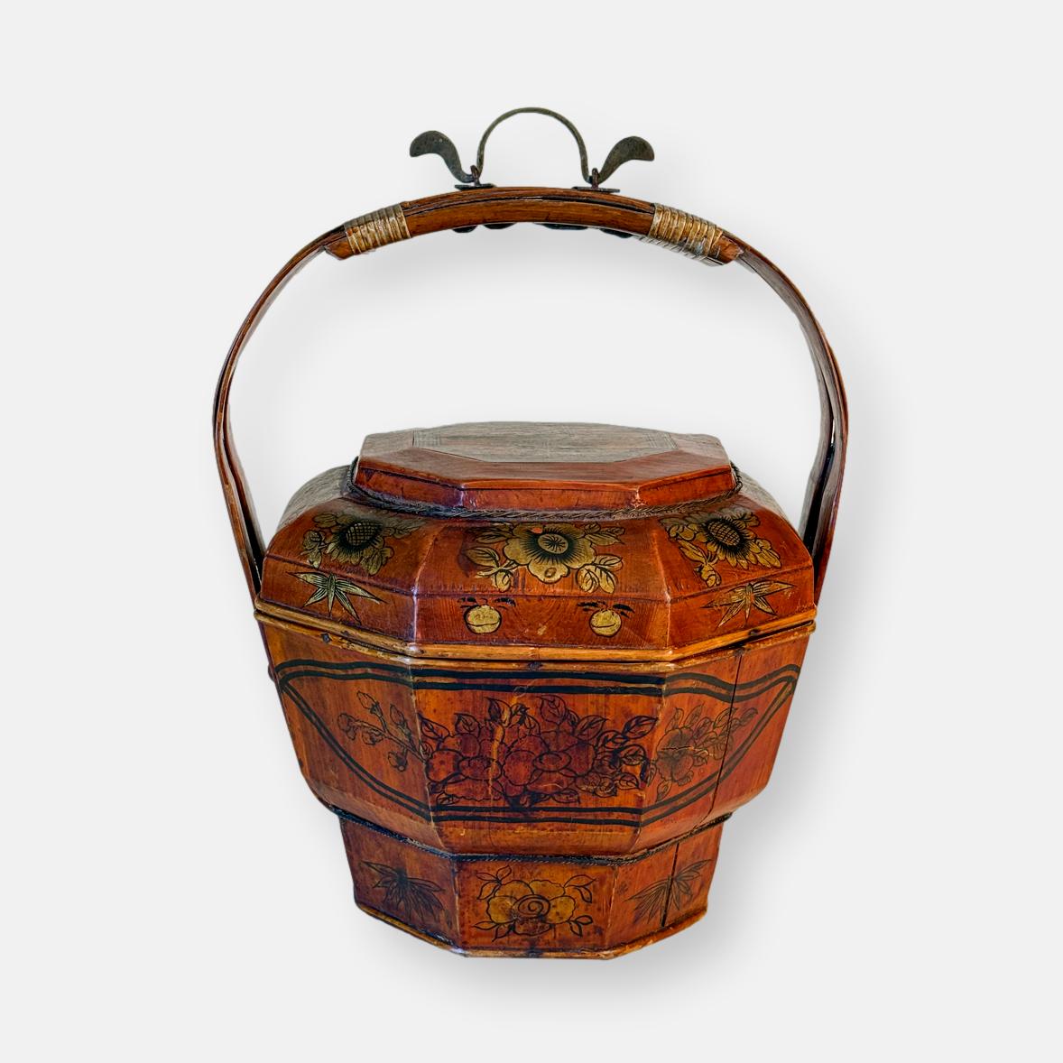 Panier de mariage chinois (fin XIXe début XXe)