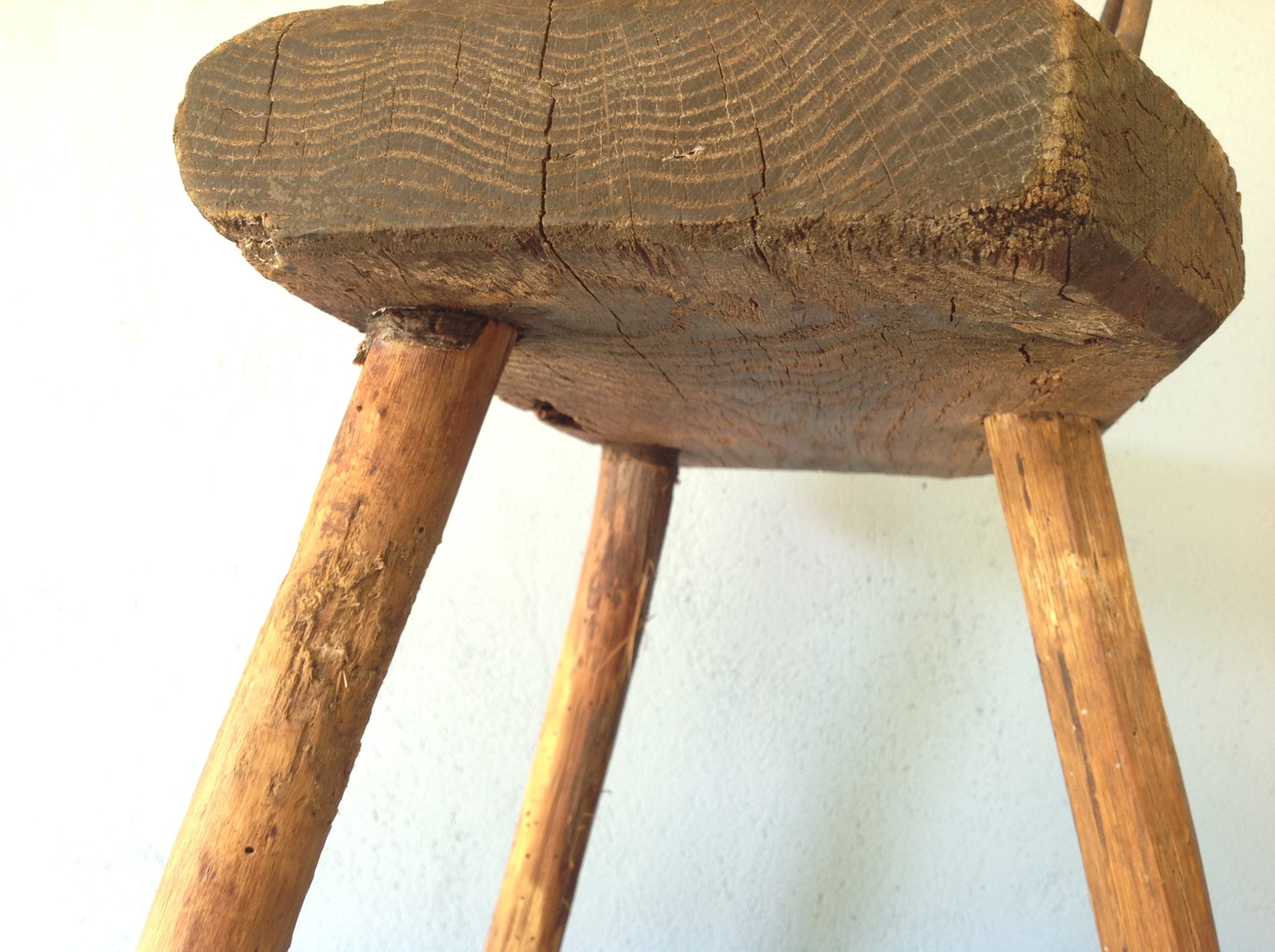 Tabouret vintage brutaliste – Bild 4