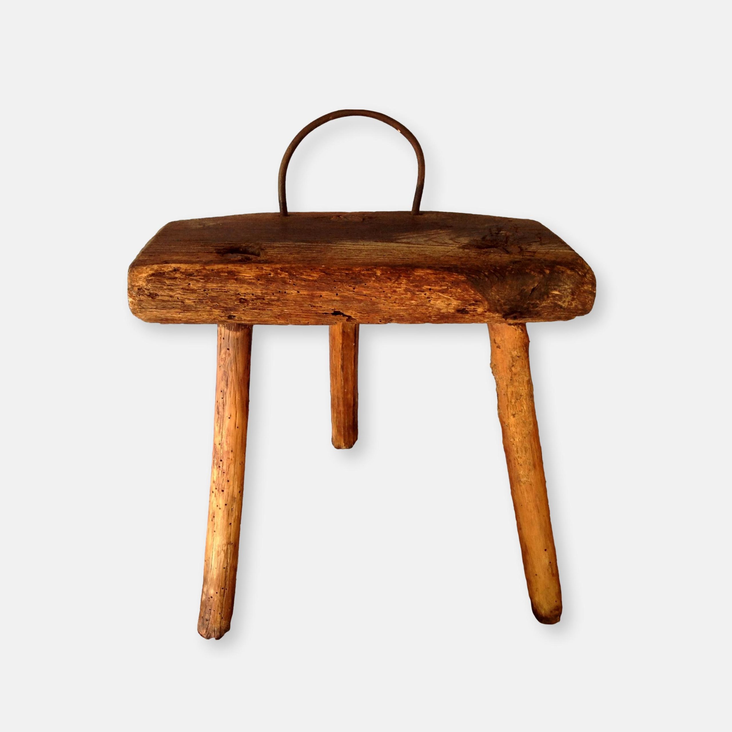 Tabouret vintage brutaliste