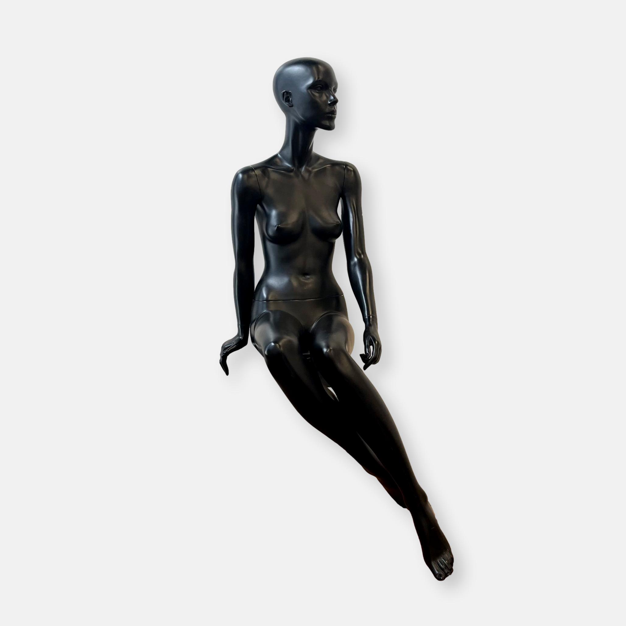 Mannequin féminin La Rosa - noir laqué